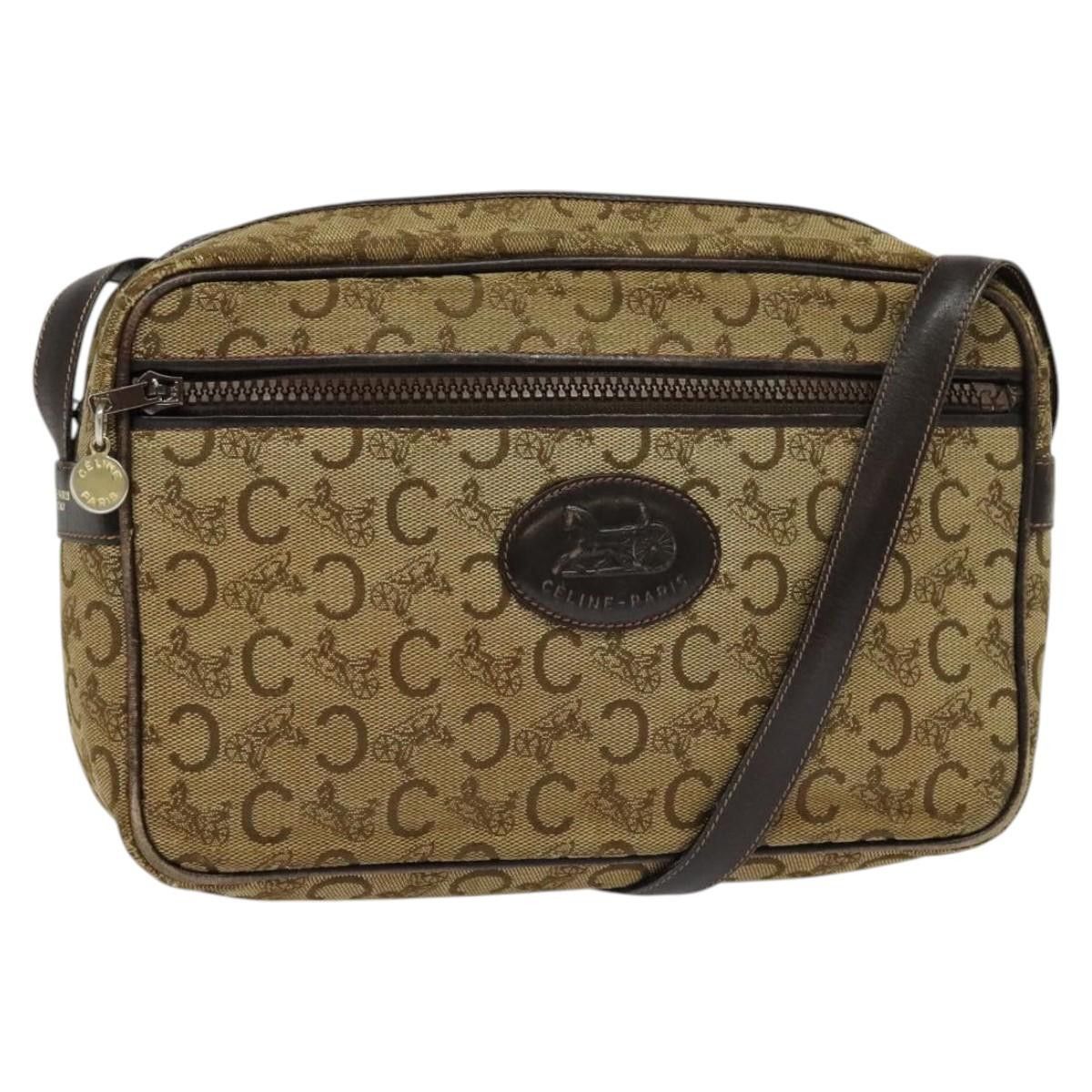 Celine CELINE C Sulky Shoulder Bag Canvas Beige Size ONE SIZE - 1 Thumbnail