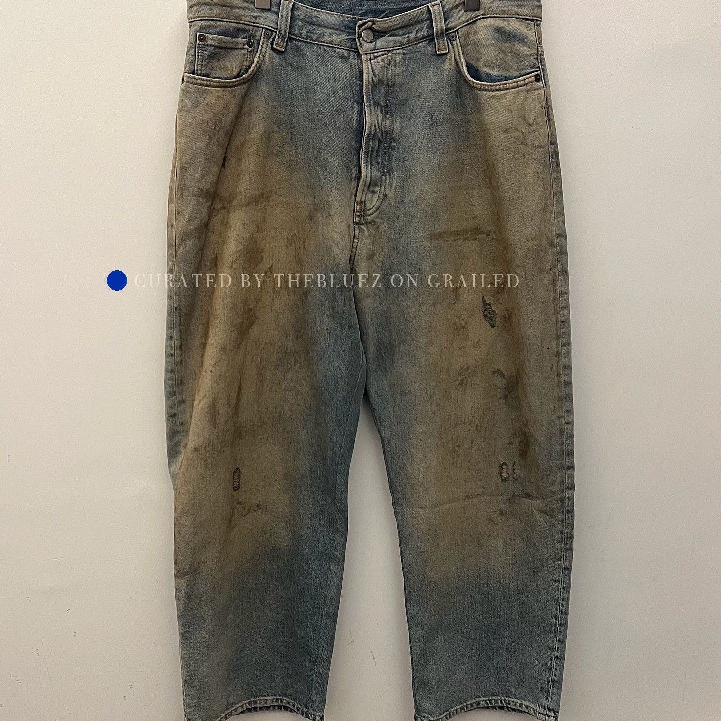 Acne Studios Light Blue Acid Wash Denim Jeans Size 30 Size US 30 / EU 46 - 1 Thumbnail
