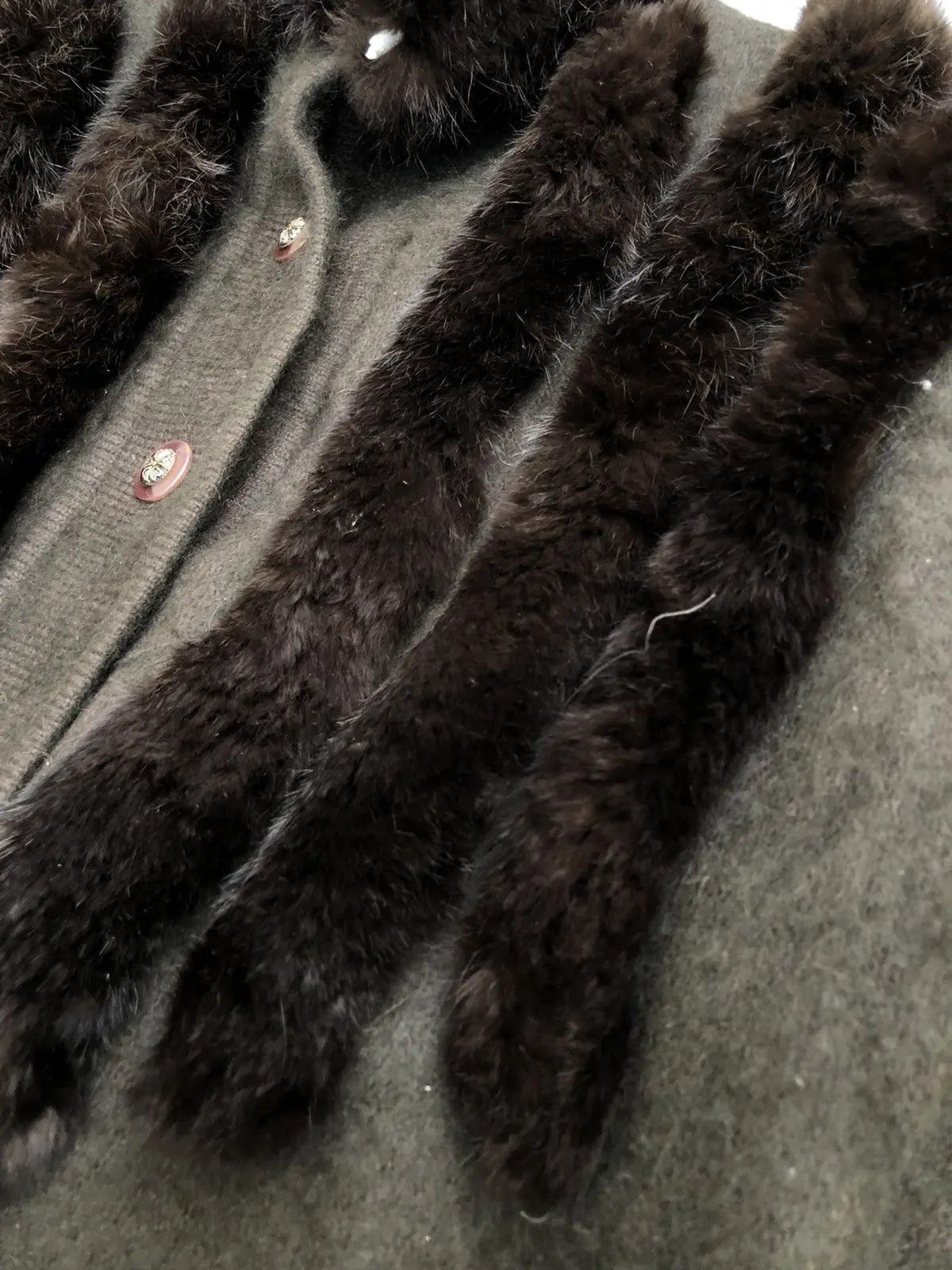 Beauty Beast × Designer acket Rabbit Trim Cardigan Winter Pattern Nice Design Size US M / EU 48-50 / 2 - 5 Thumbnail