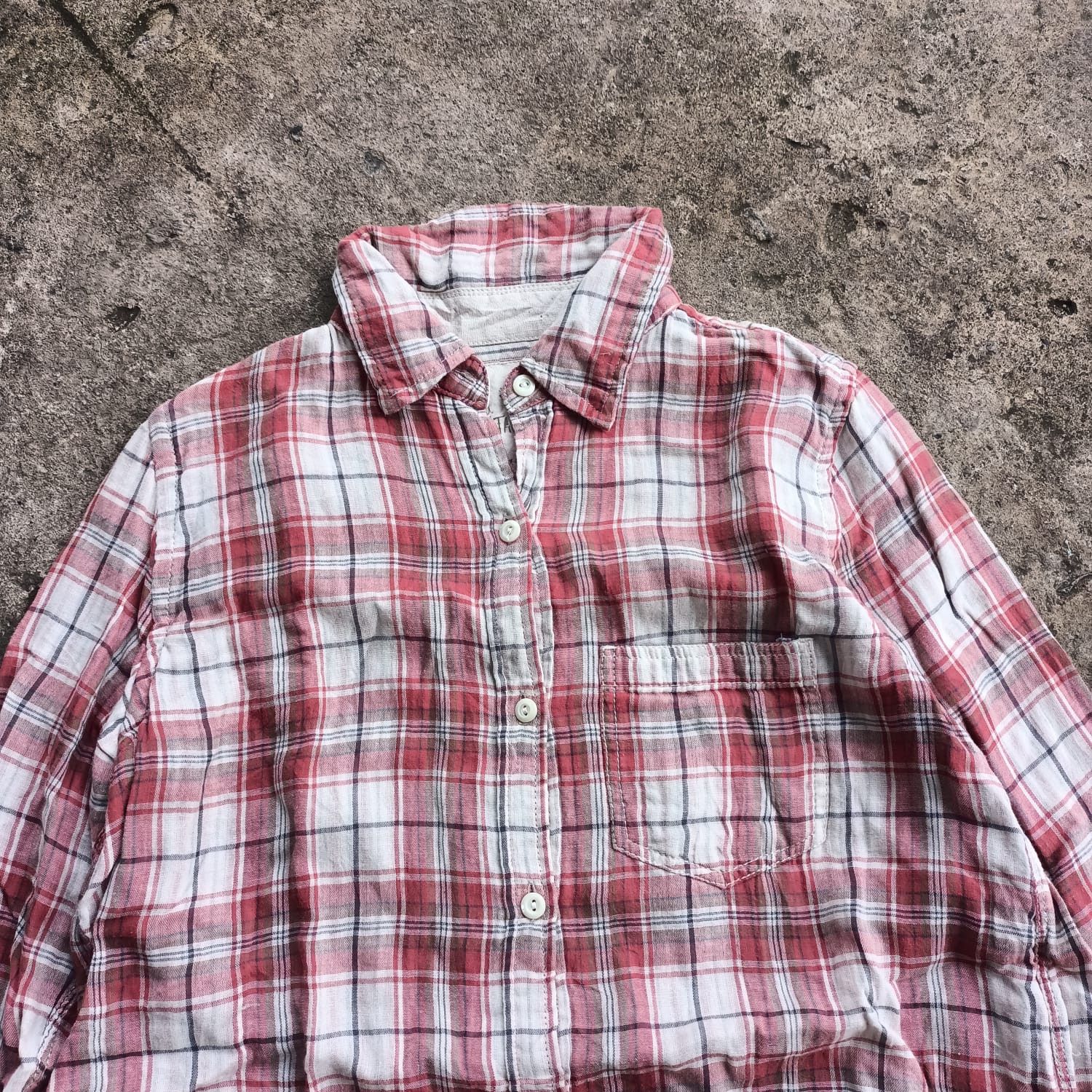 If Six Was Nine × Japanese Brand × Le Grande Bleu (L.G.B.) 00s GOA plaid L/s shirt Size US S / EU 44-46 / 1 - 3 Thumbnail