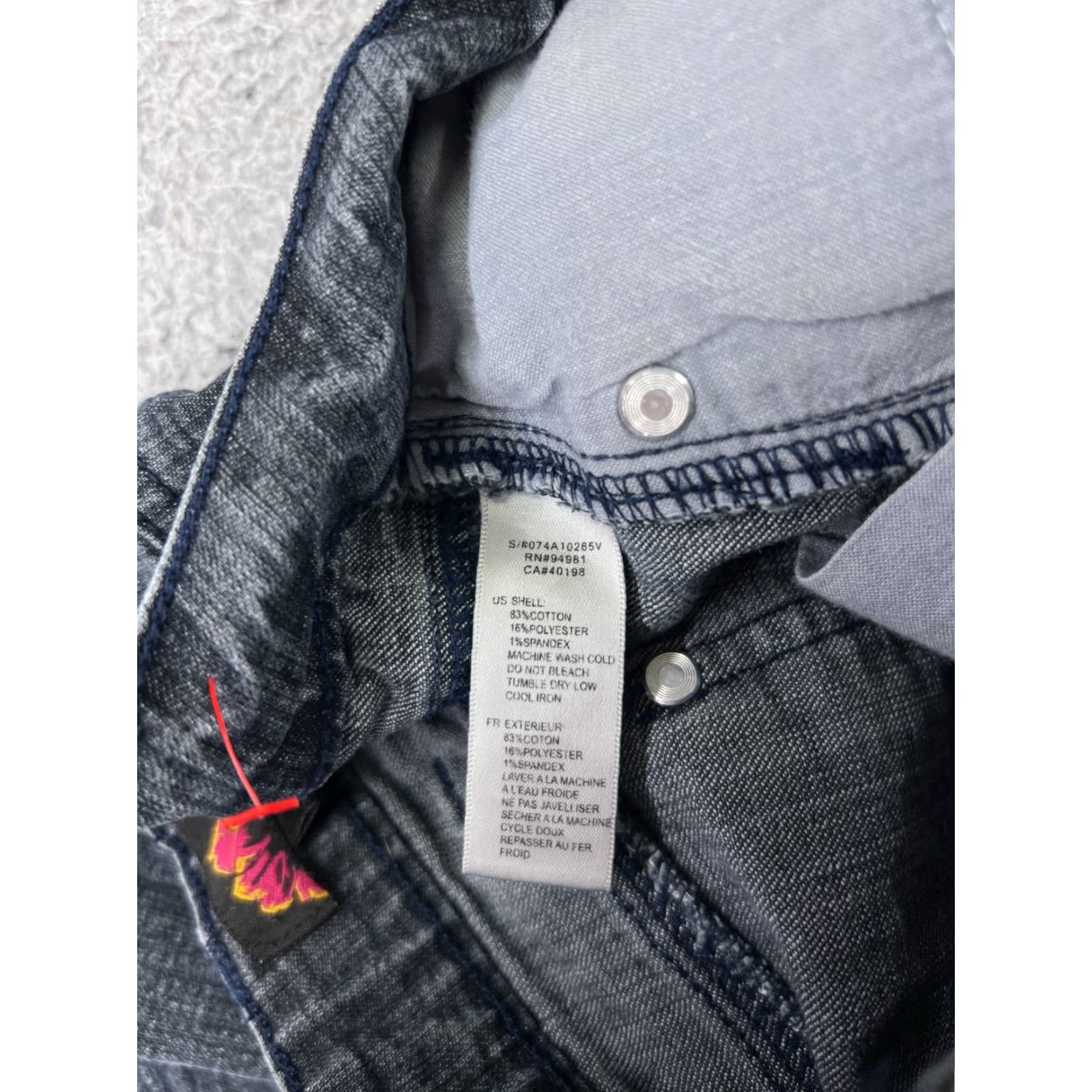 Forever 21 FOREVER 21 Jeans Womens 27 Black Denim Skinny Low Rise 26x30 Cotton Blend 5-Pocket Size 27" / US 4 / IT 40 - 7 Thumbnail