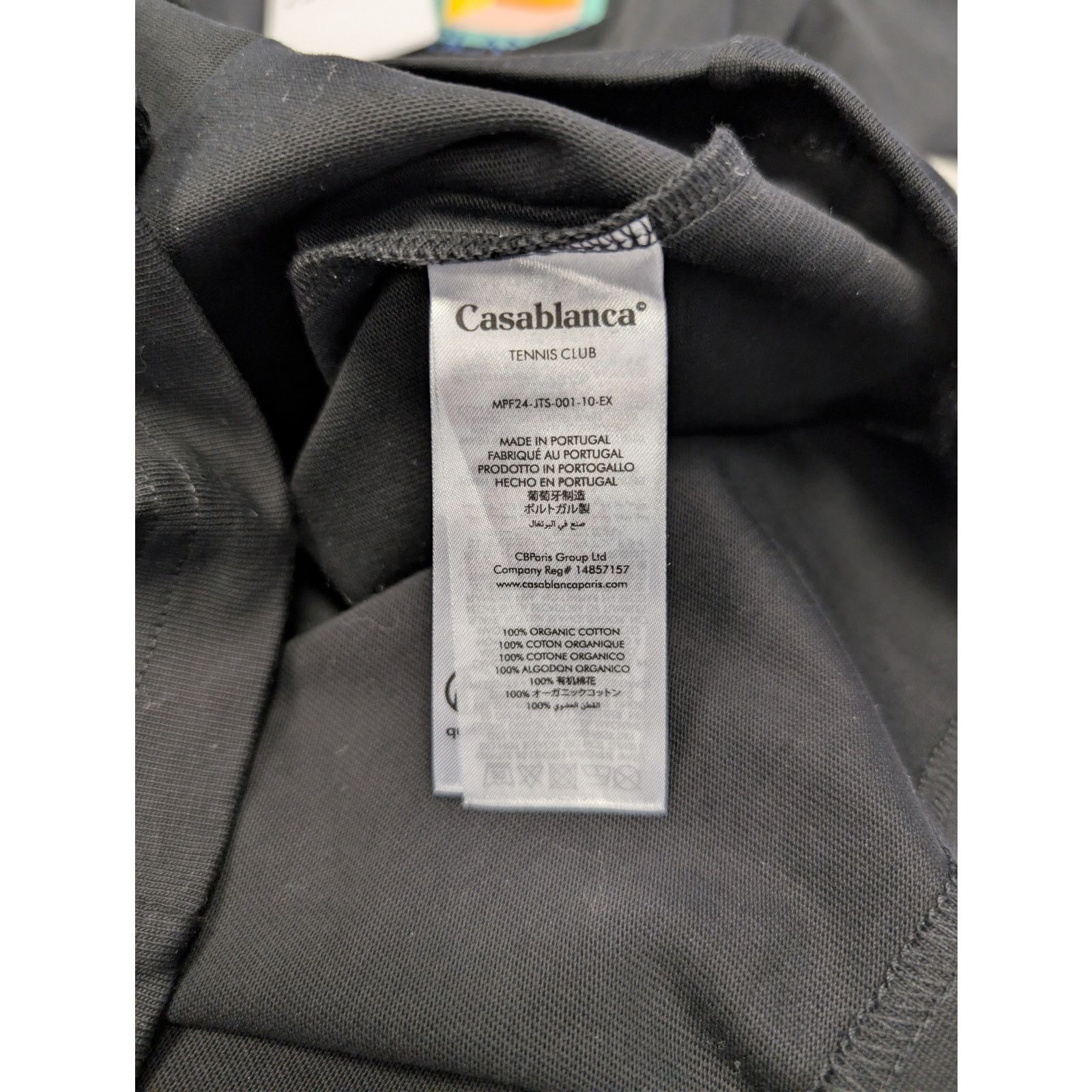 Casablanca o1rshd1 CC20 L'Arc Coloré T-Shirt in Black Size US S / EU 44-46 / 1 - 18 Thumbnail