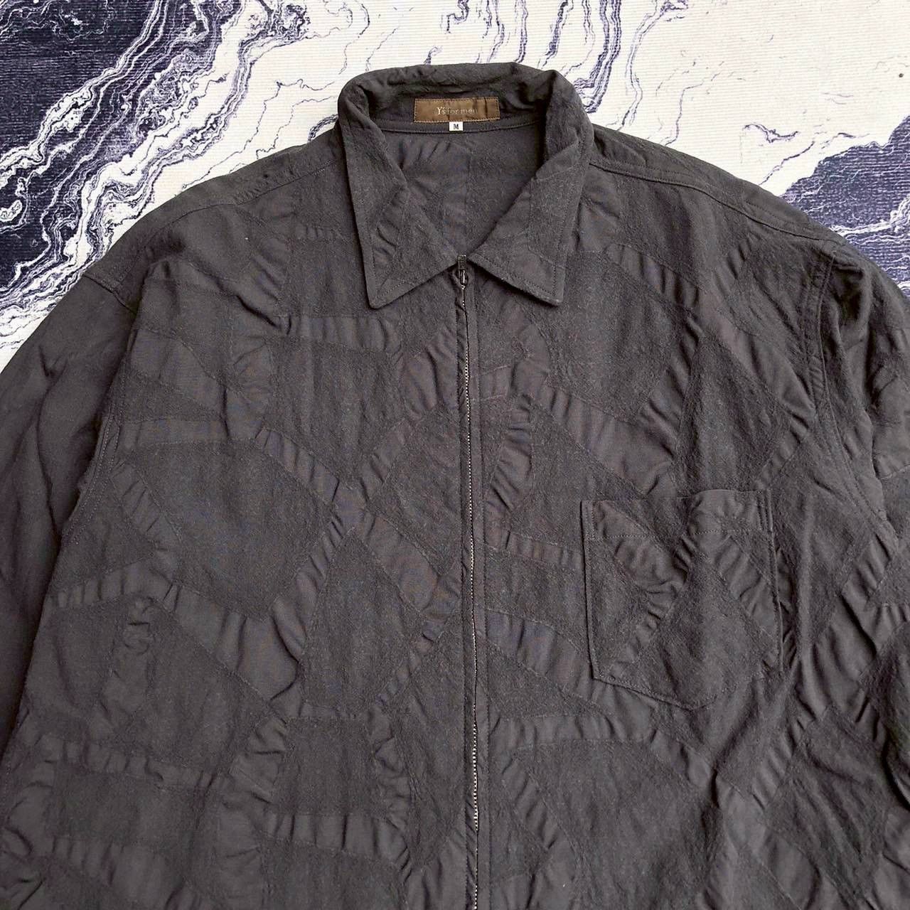 Y's for Men Vintage Y's for Men by Yohji Yamamoto Wool Shirt Jacket Size US M / EU 48-50 / 2 - 2 Thumbnail