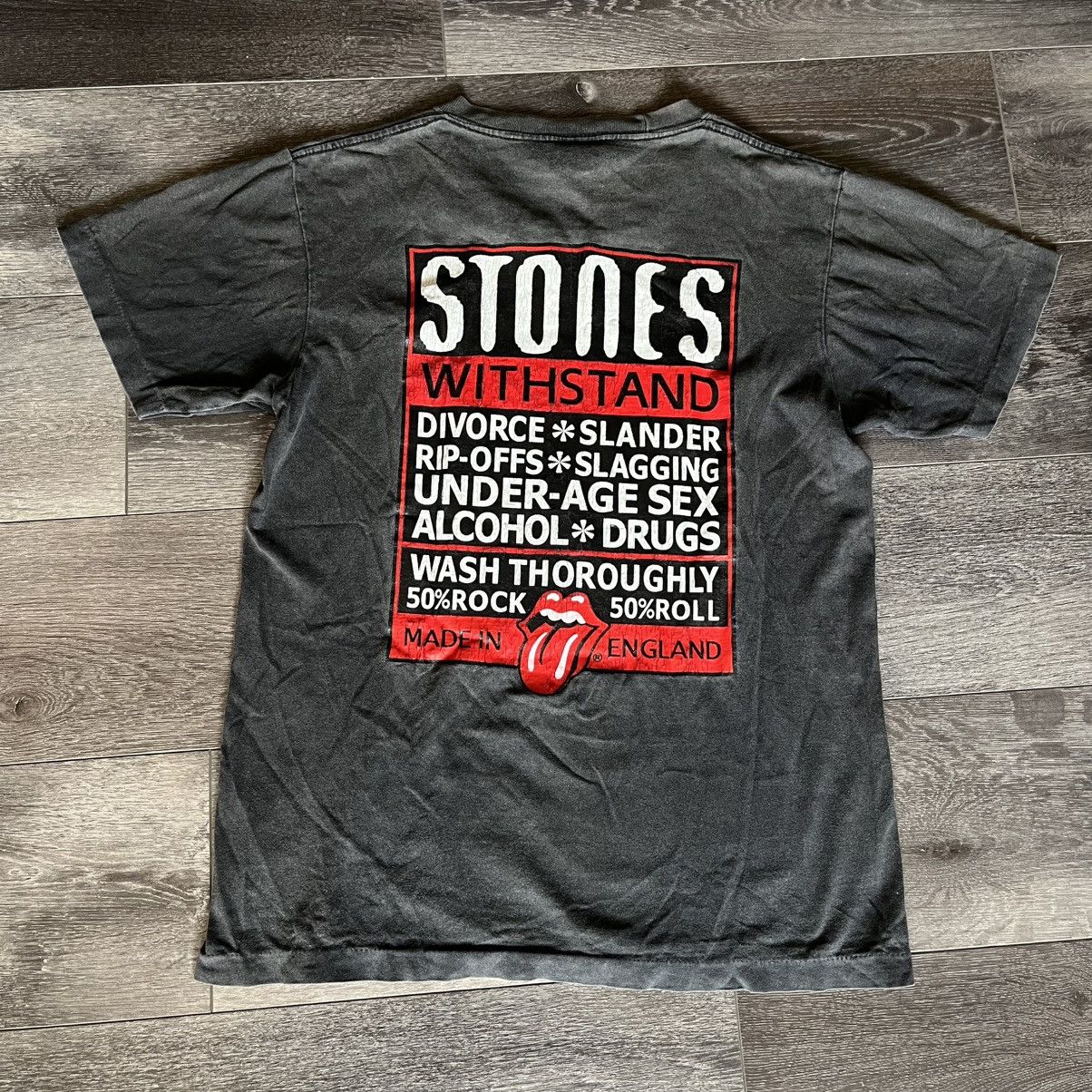 The Rolling Stones Vintage The Rolling Stones Wall of Fame Withstand Band Tee Size US M / EU 48-50 / 2 - 2 Thumbnail