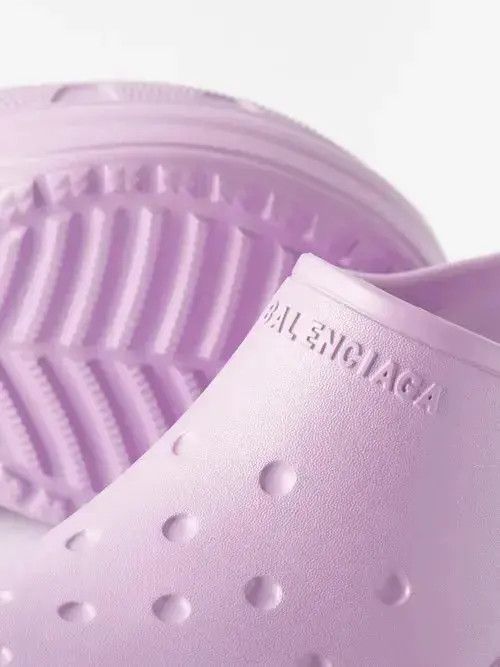 Balenciaga × Crocs o1s1rm1224 Crocs™ Mules in Purple Size US 10 / IT 40 - 3 Thumbnail