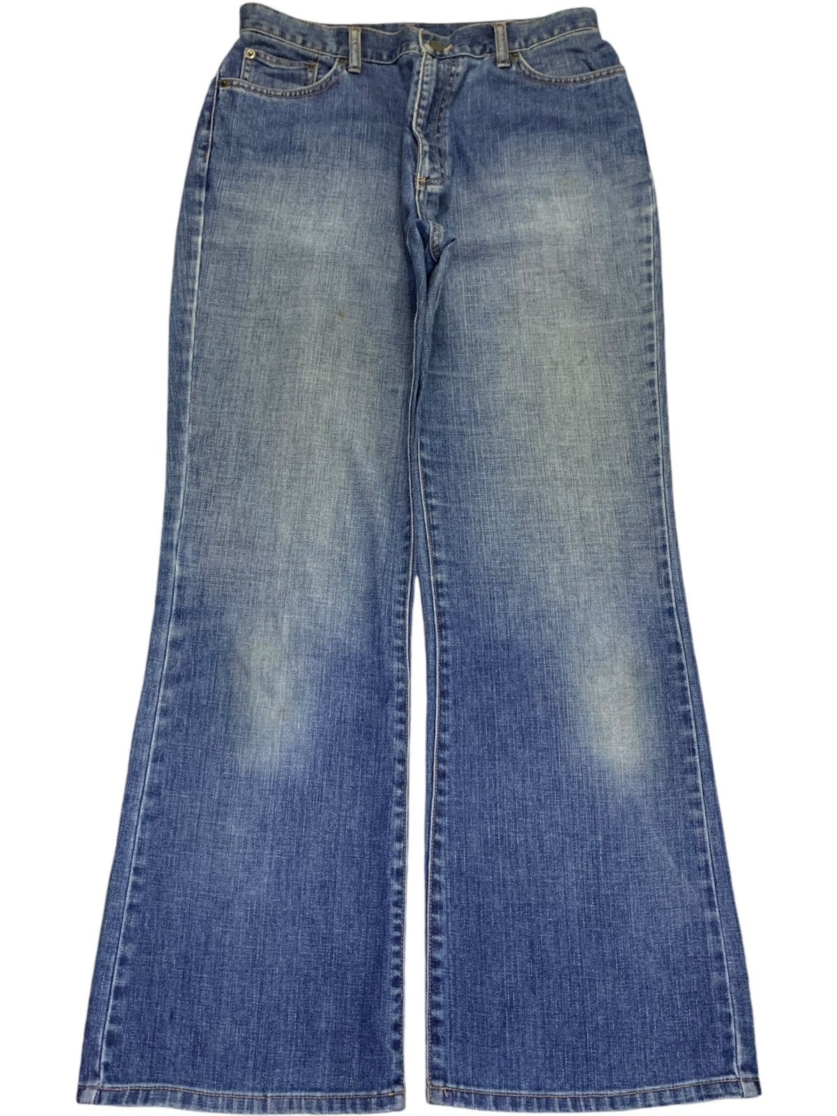 Japanese Brand Vintage Japanese Brand Mud Wash Flare Jeans Size 29" - 1 Thumbnail