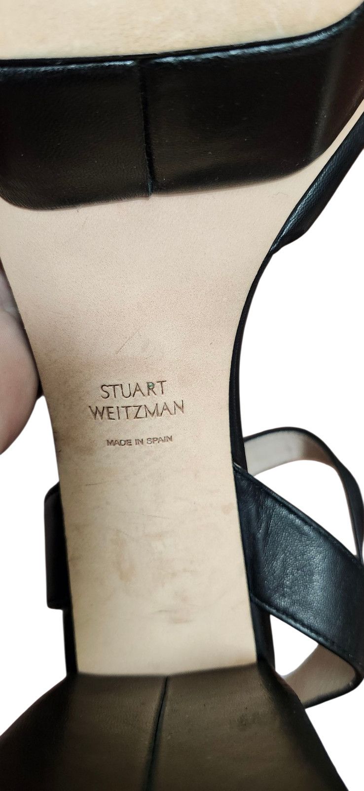 Stuart Weitzman Stuart Weitzman Women's Newdeal Leather Platform Sandals Size US 9 / IT 39 - 15 Thumbnail