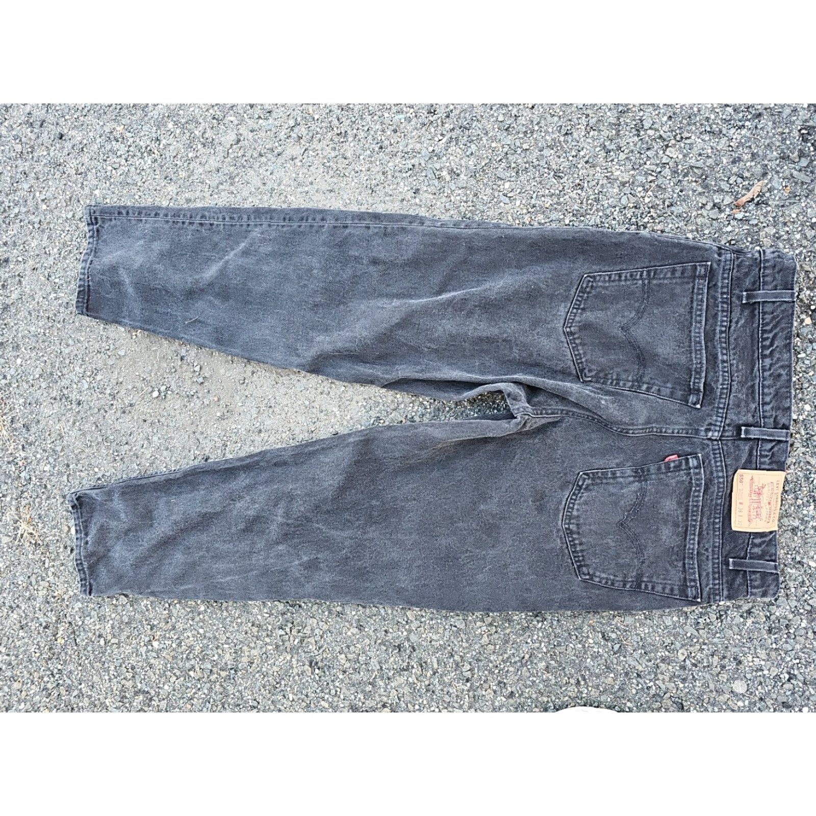 Levi's VINTAGE Levi’s 505 Jeans Pants Regular 38 X 32 Black 5-Pocket Design Mens Wide Range Distressed Not N/A Size US 38 / EU 54 - 6 Thumbnail