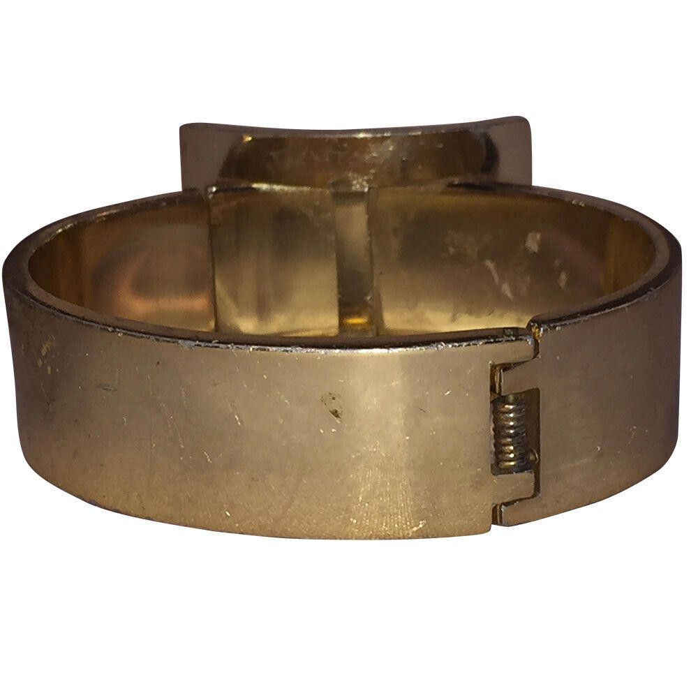 Lanvin Lanvin Modernist Inspired Gold Tone Bracelet Size ONE SIZE - 4 Thumbnail