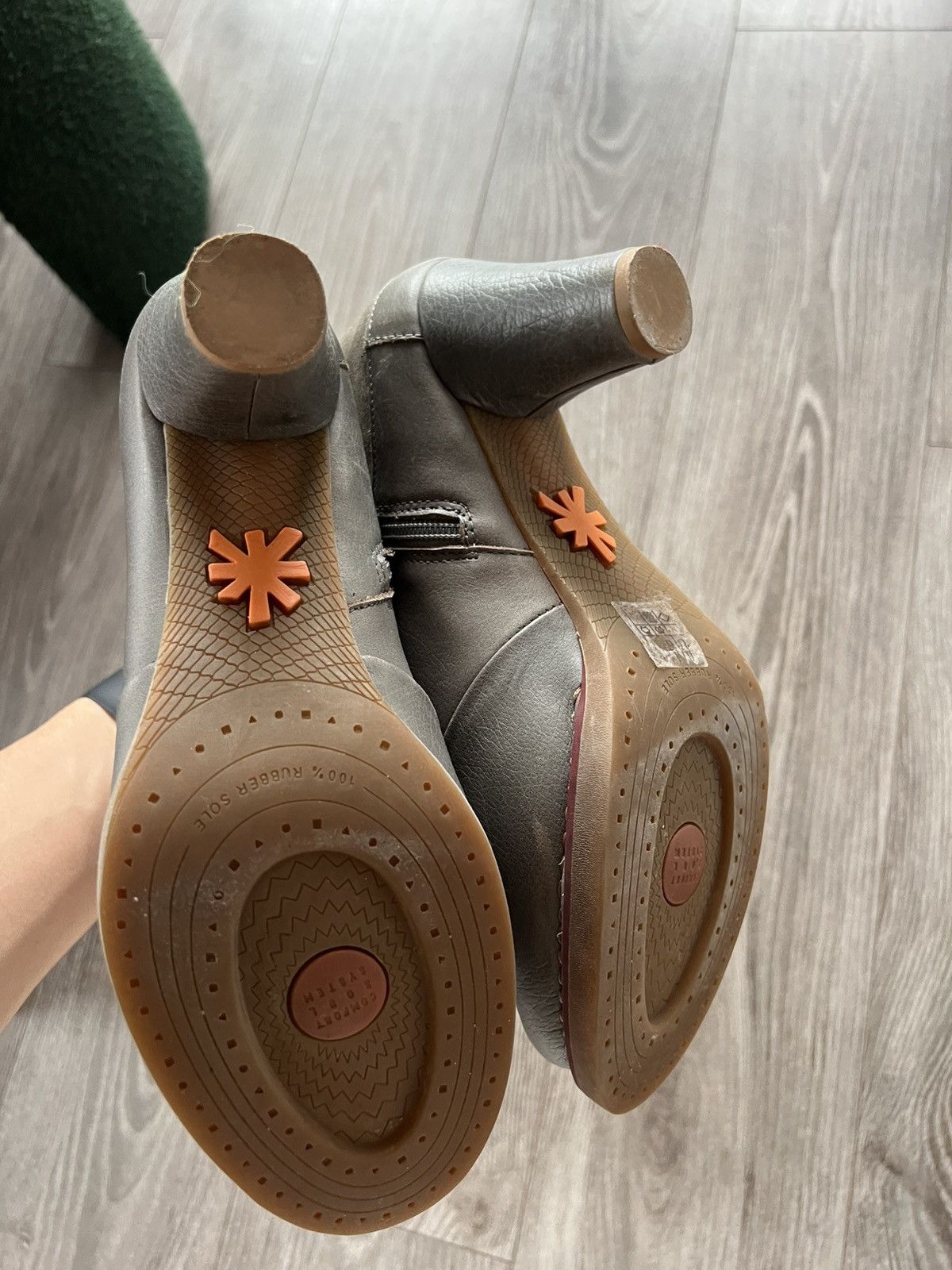 Other Rare The Art Company Cool System Leather Ykk zip Hills Boots Size US 9 / IT 39 - 16 Thumbnail