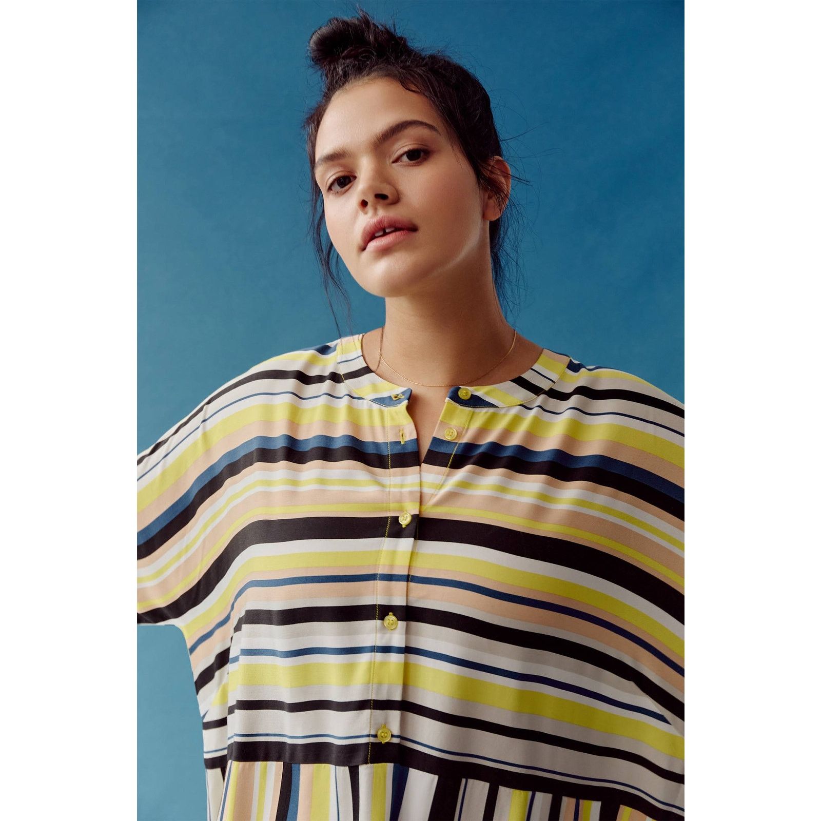 Anthropologie New Anthropologie Peter Som Naxos Striped Tunic Dress $148 Size XXL / US 16-18 / IT 52-54 - 6 Thumbnail