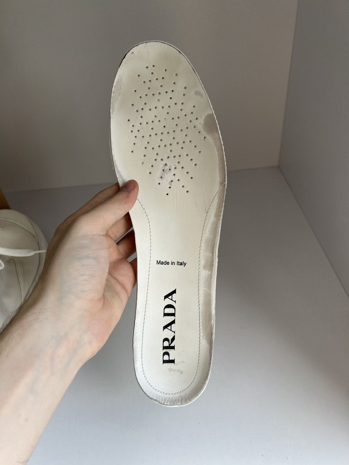 Designer × Prada × Vintage Vintage Prada Plain Logo Luxury Shoes Size US 9 / EU 42 - 15 Thumbnail