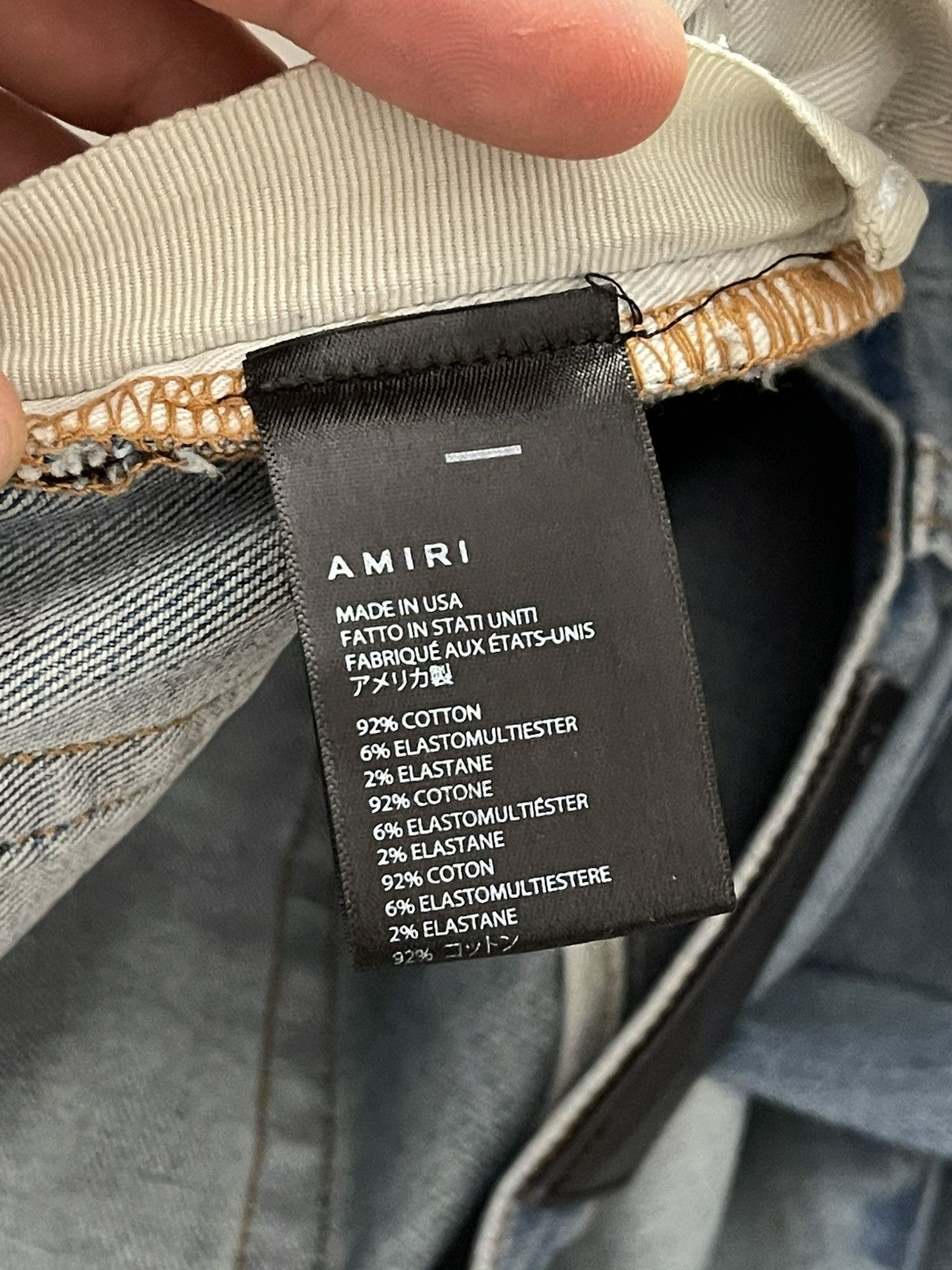 Amiri Amiri Skinny Jeans Denim Size US 32 / EU 48 - 20 Thumbnail