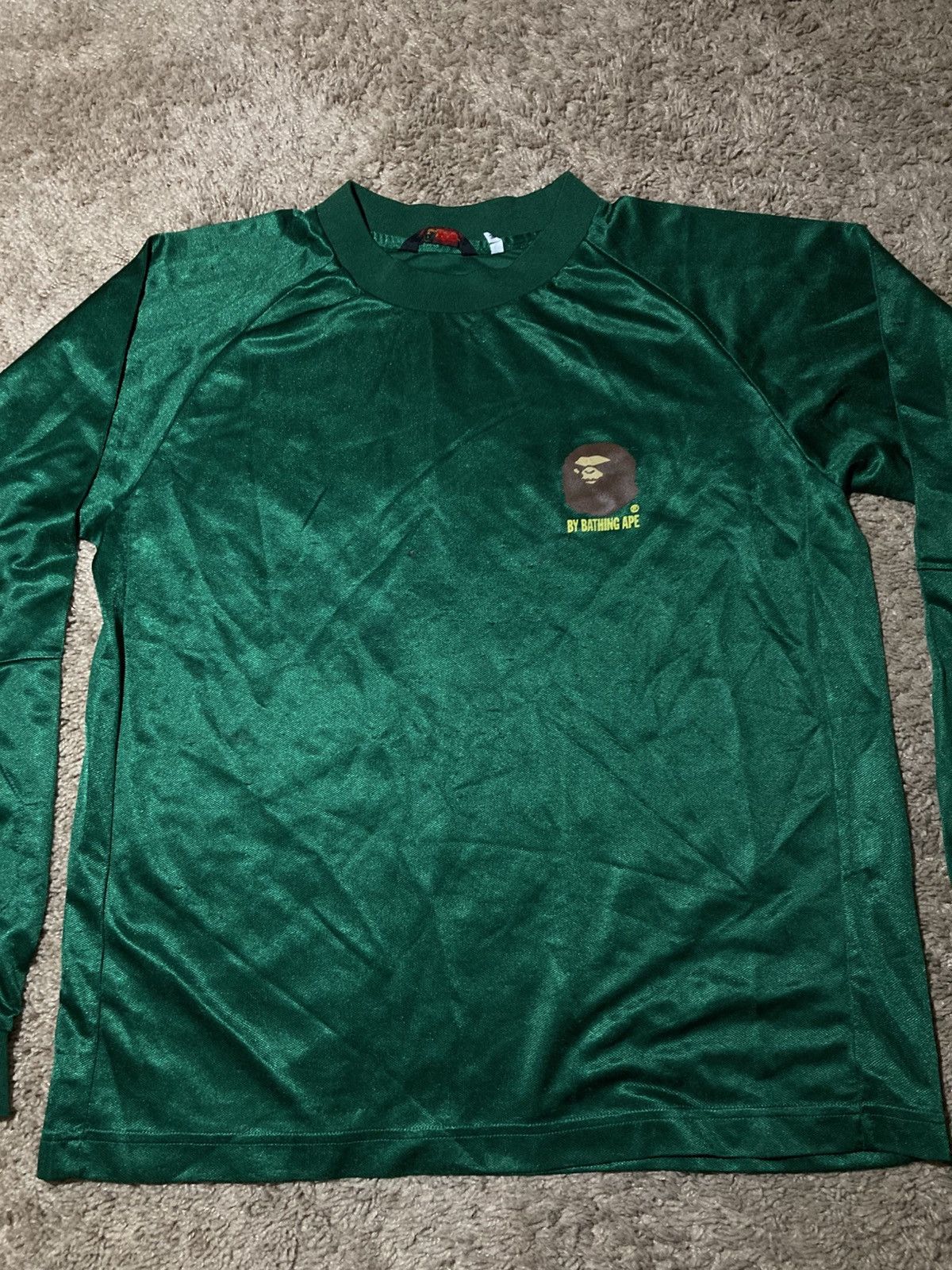 Bape 1998 Bape Goalie Jersey Soccer Football Top Logo 90s OG Athl Size US M / EU 48-50 / 2 - 2 Thumbnail