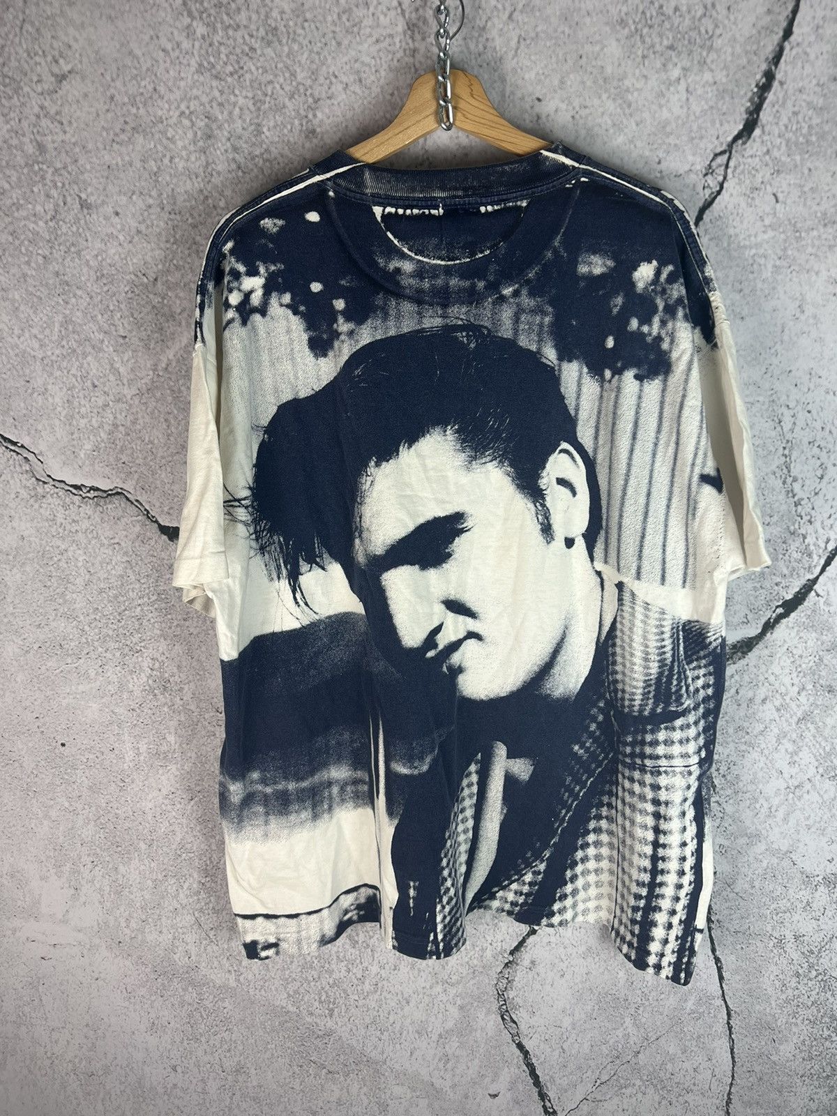 Band Tees Vintage Elvis Presley full print AOP 90s t shirt Size US XXL / EU 58 / 5 - 3 Thumbnail