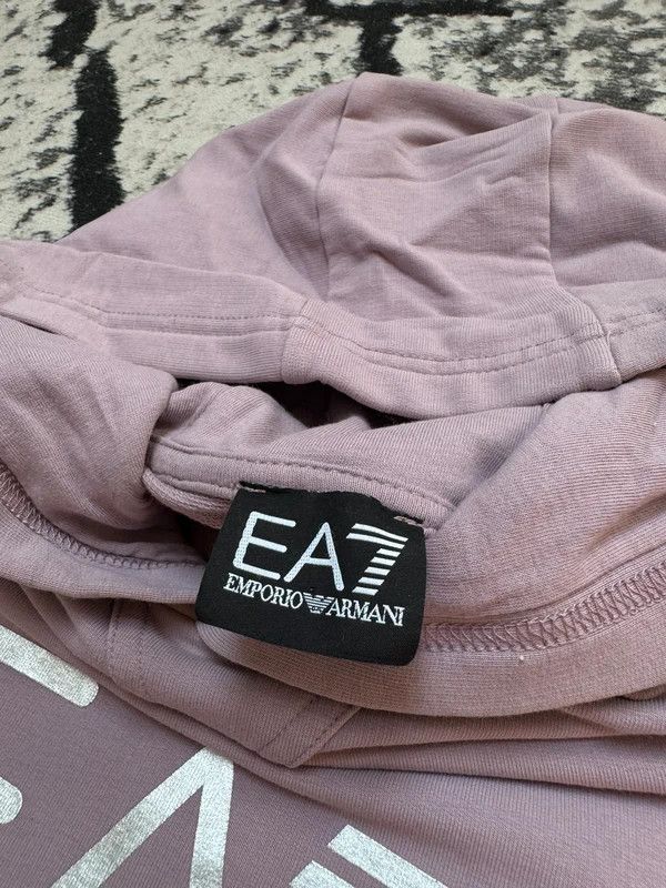 Emporio Armani Emporio Armani EA7 hoodie pink lilac XS Size XS / US 0-2 / IT 36-38 - 4 Thumbnail