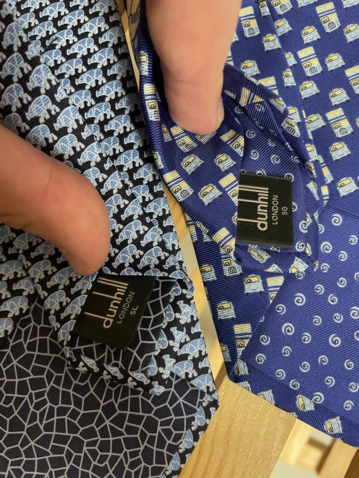 Alfred Dunhill Lot of Dunhill silk ties Size ONE SIZE - 3 Thumbnail