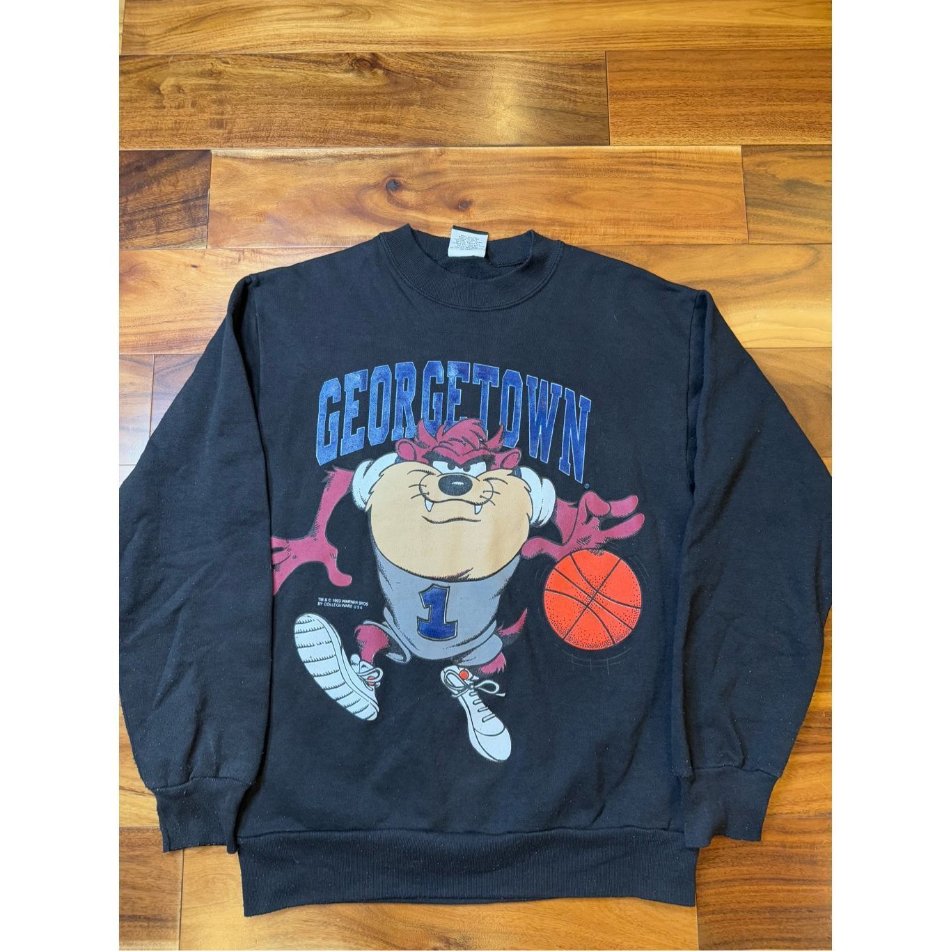 Vintage Size M - Vintage 1993 University of Georgetown Sweatshirt Ta Size US M / EU 48-50 / 2 - 1 Thumbnail