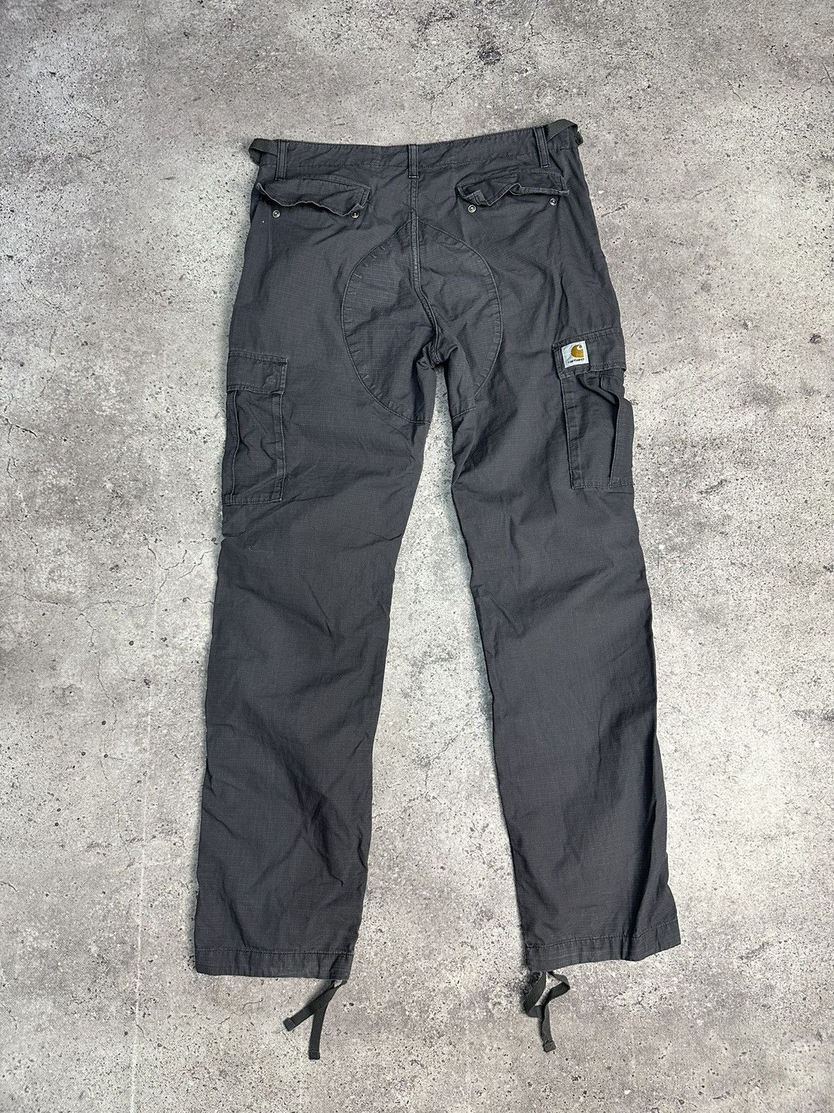 Carhartt × Vintage Vintage Carhartt Cargo Aviation Pants Distressed Gray Y2K Size US 32 / EU 48 - 4 Thumbnail