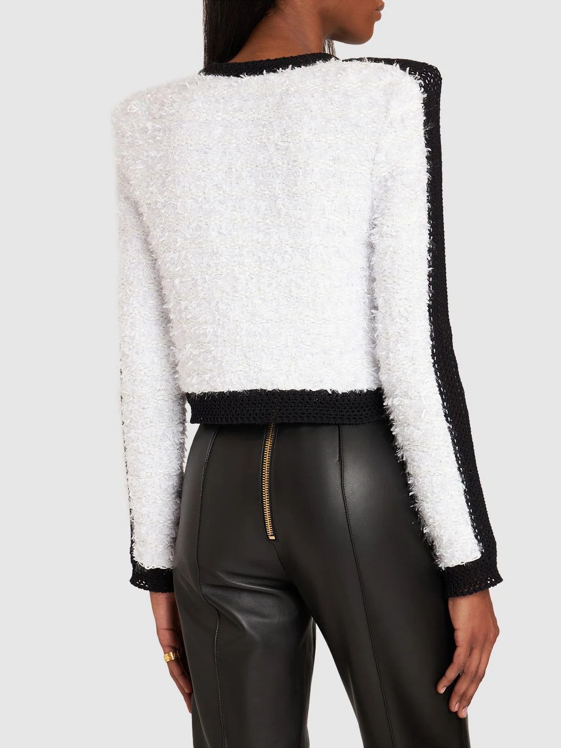 Balmain o1w1db10624 Jacket in White Size XS / US 0-2 / IT 36-38 - 3 Thumbnail