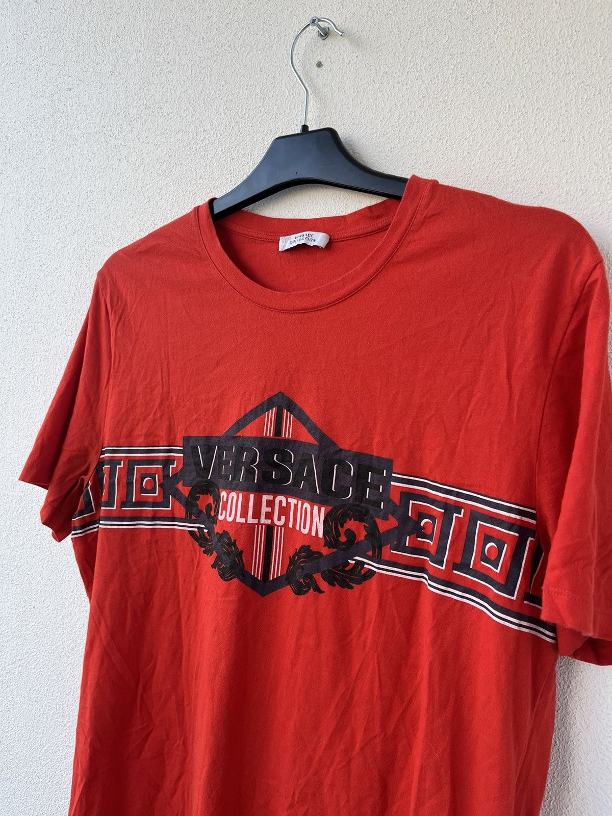 Designer × Versace Versace Collection Red T-shirt Tee Size US XL / EU 56 / 4 - 6 Thumbnail