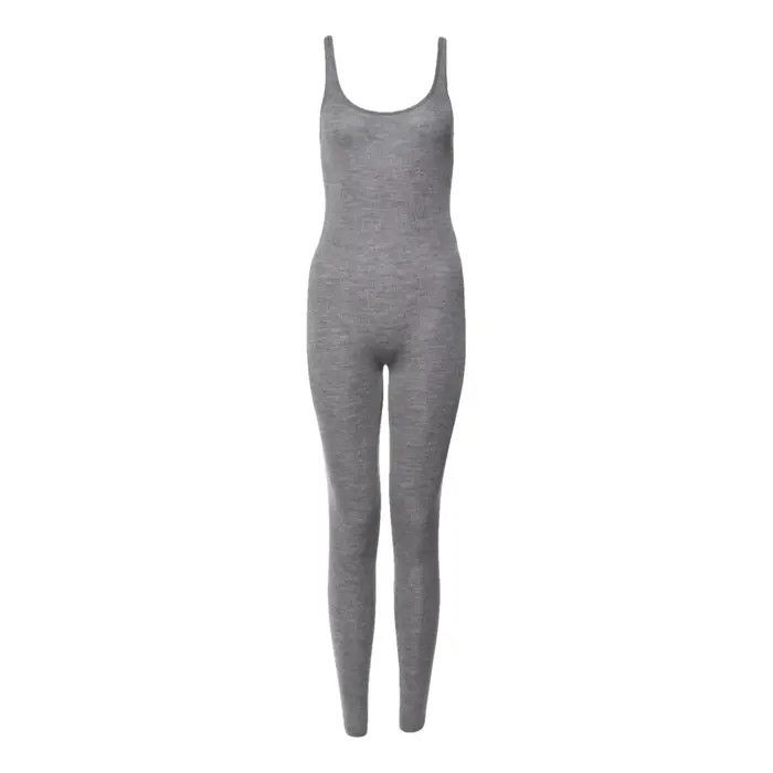 Saint Laurent Paris o1bcso1str1125 Sleeveless Catsuit In Cashmere in Grey Size US XS / EU 42 / 0 - 1 Thumbnail