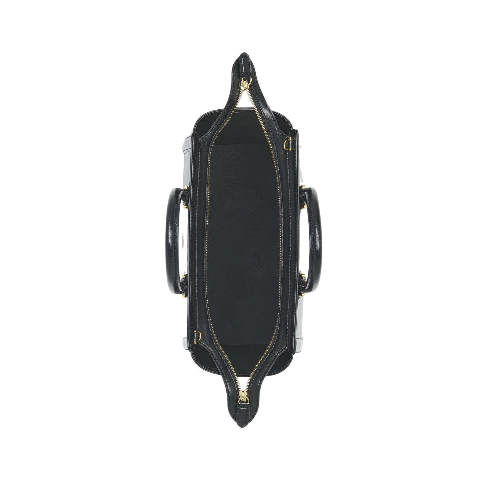 Alexander McQueen ALEXANDER MCQUEEN Birdee Large Black Leather Top Handle Bag Size ONE SIZE - 3 Thumbnail