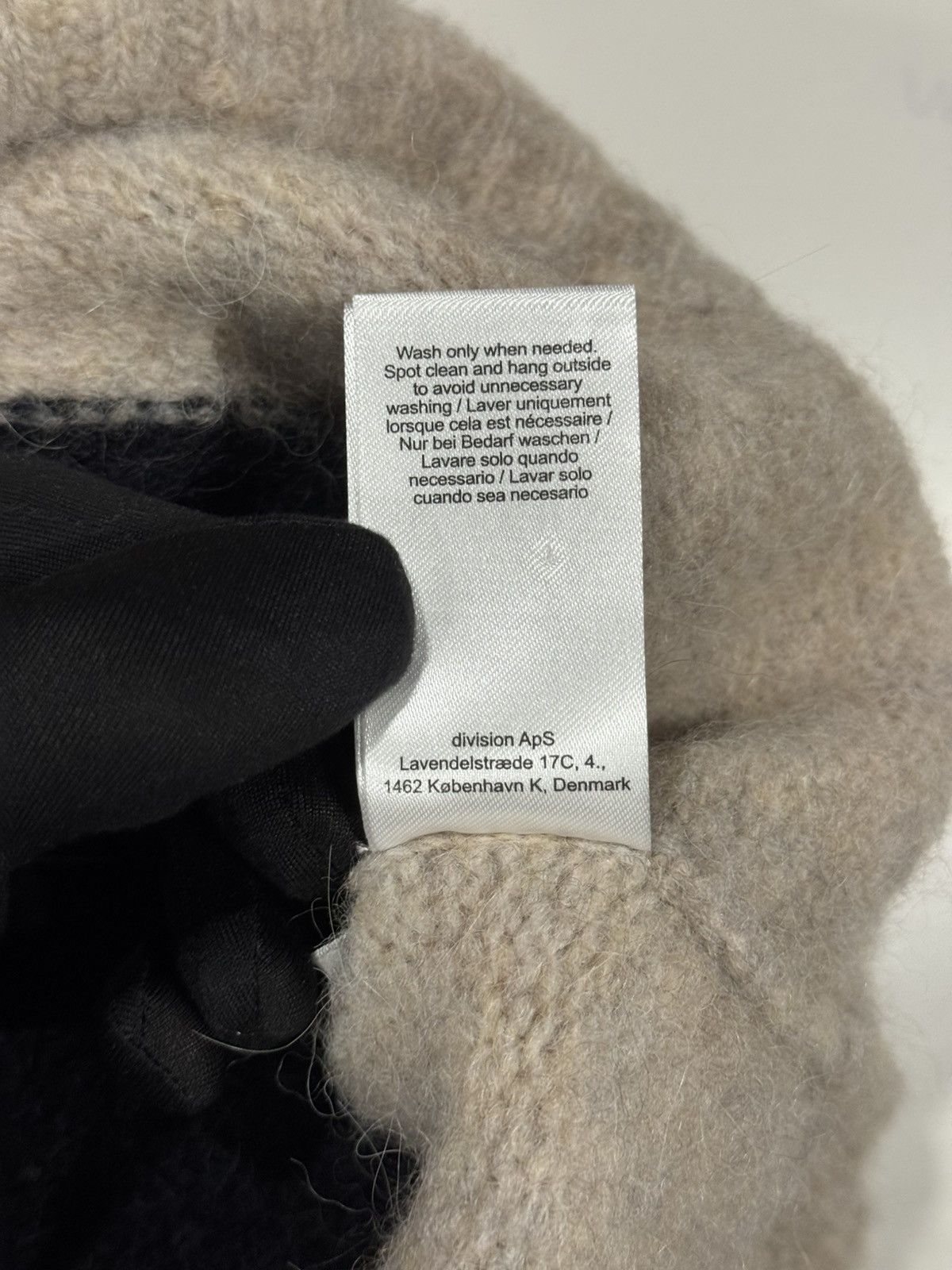 (di)vision Division (di)vision Striped Logo Knit Alpaca Wool Sweater L Size US L / EU 52-54 / 3 - 7 Thumbnail