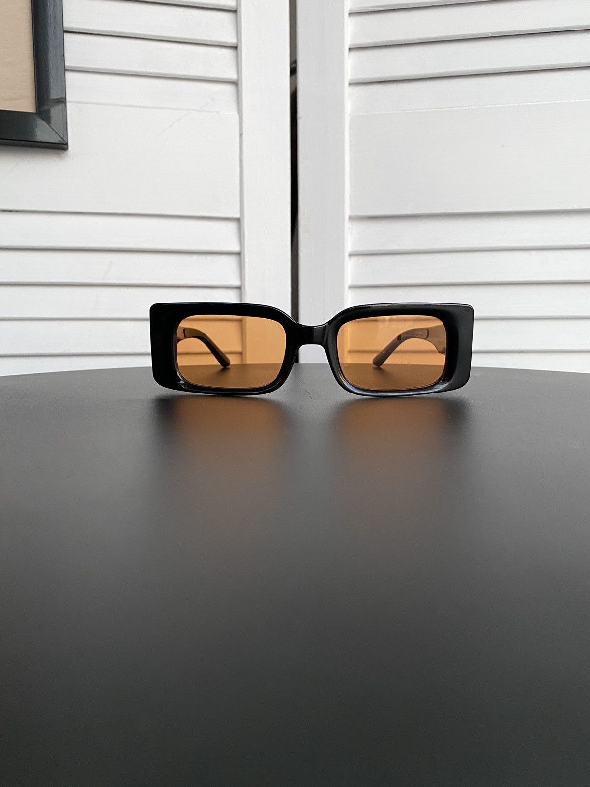 Japanese Brand × Vintage Vintage Y2K Orange Lenses Massive Frame Sunglasses Opium Size ONE SIZE - 3 Thumbnail
