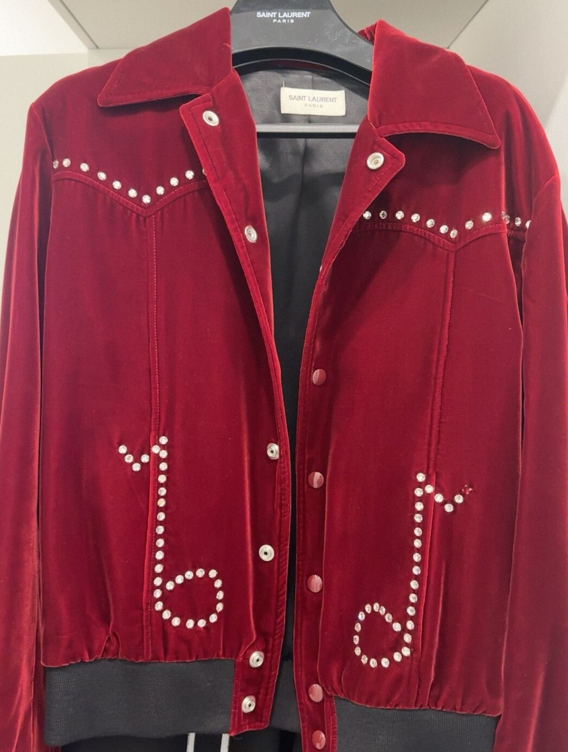 Saint Laurent Music Note Jacket | Grailed