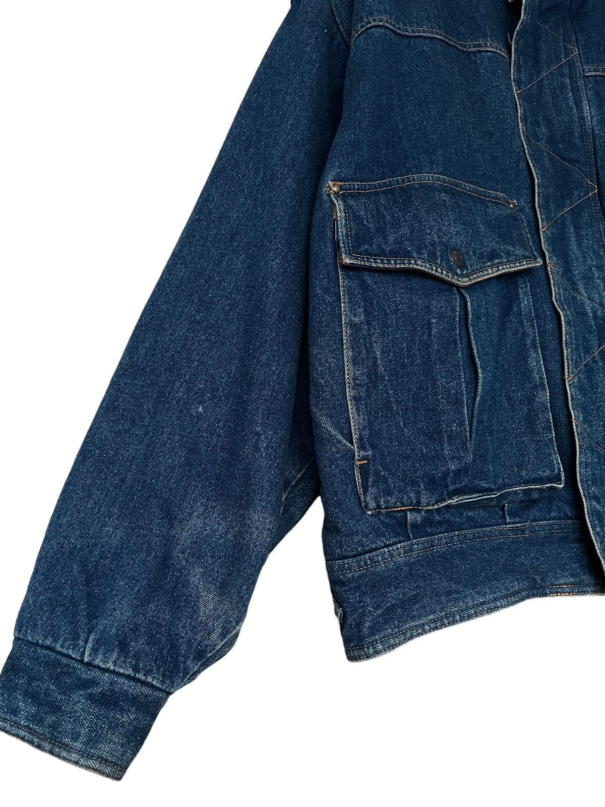 Levi's Vintage Brand Levi’s Fur Denim Jacket 1990s Size US XL / EU 56 / 4 - 4 Thumbnail