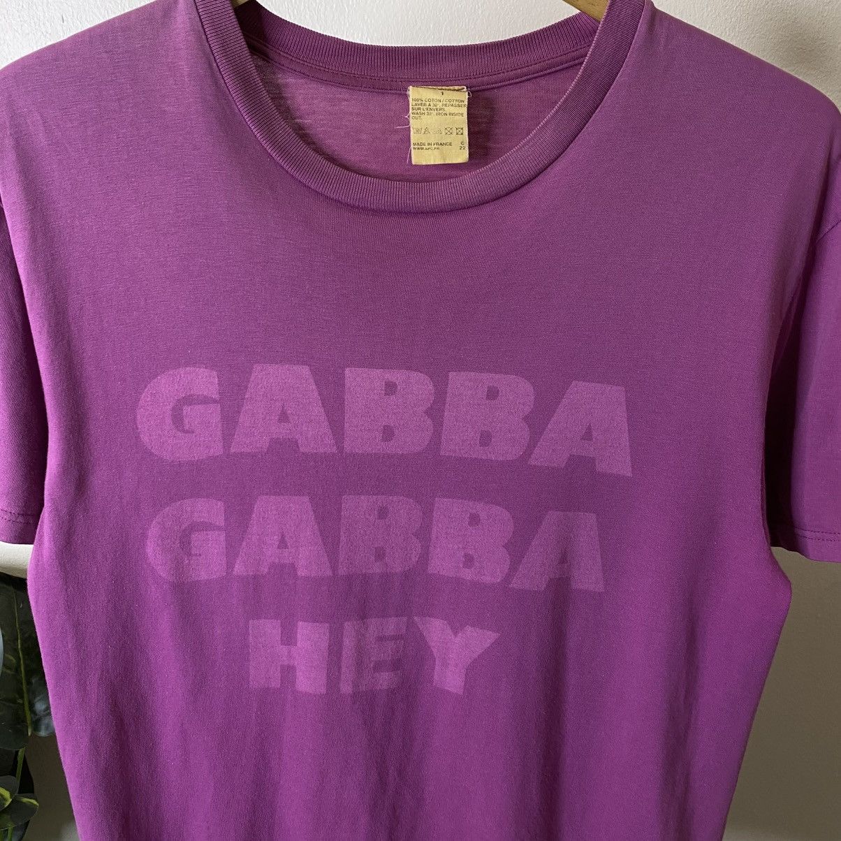 A.P.C. APC Section Musicale x Ramones Gabba Gabba Hey Tee Size US M / EU 48-50 / 2 - 2 Thumbnail