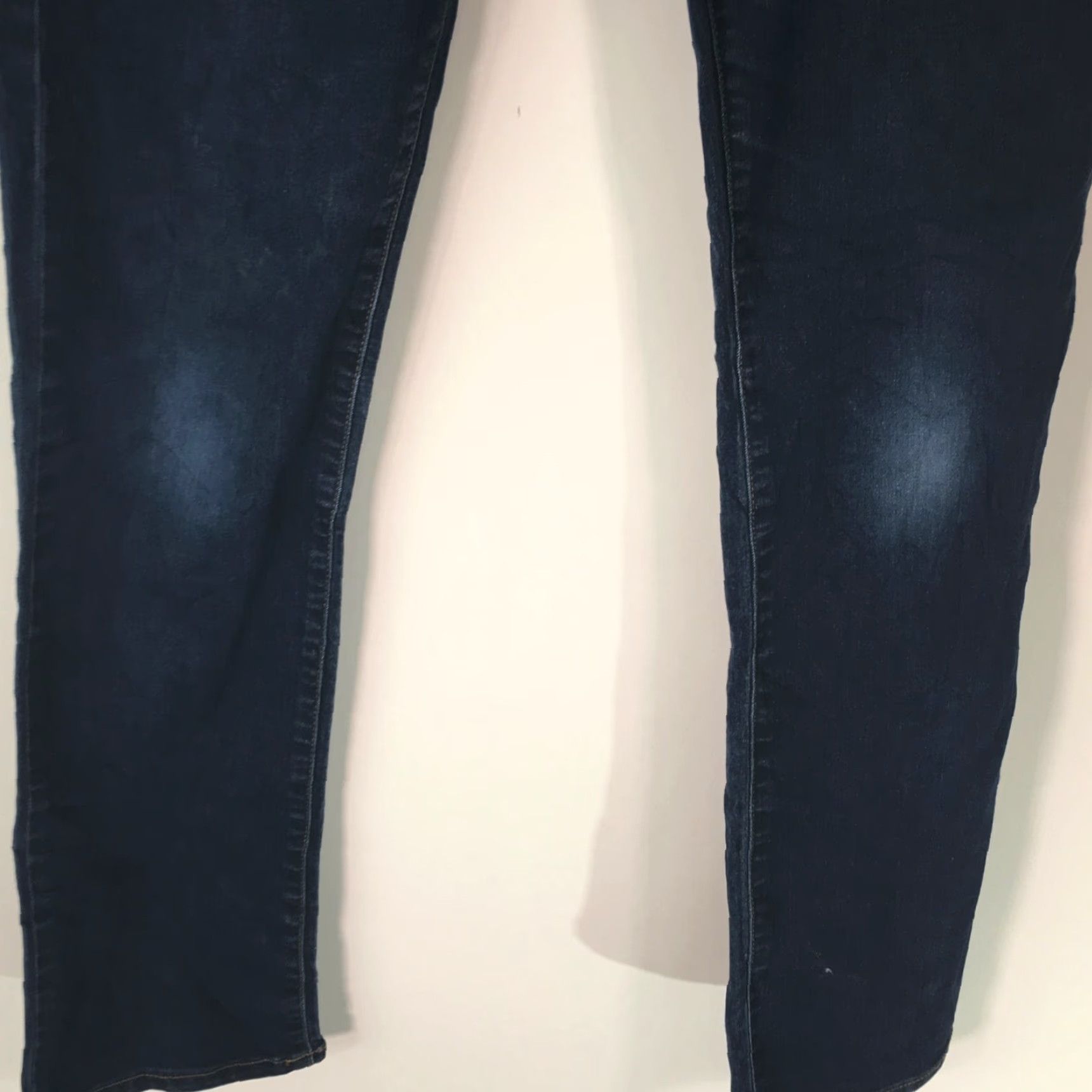 Calvin Klein Calvin Klein Jeans Women's Regular Denim Blue 30x32 Stretch Flat Front 5-Pocket Classic Straight Model Ultimate Skinny Size 27 Size 27" / US 4 / IT 40 - 5 Thumbnail