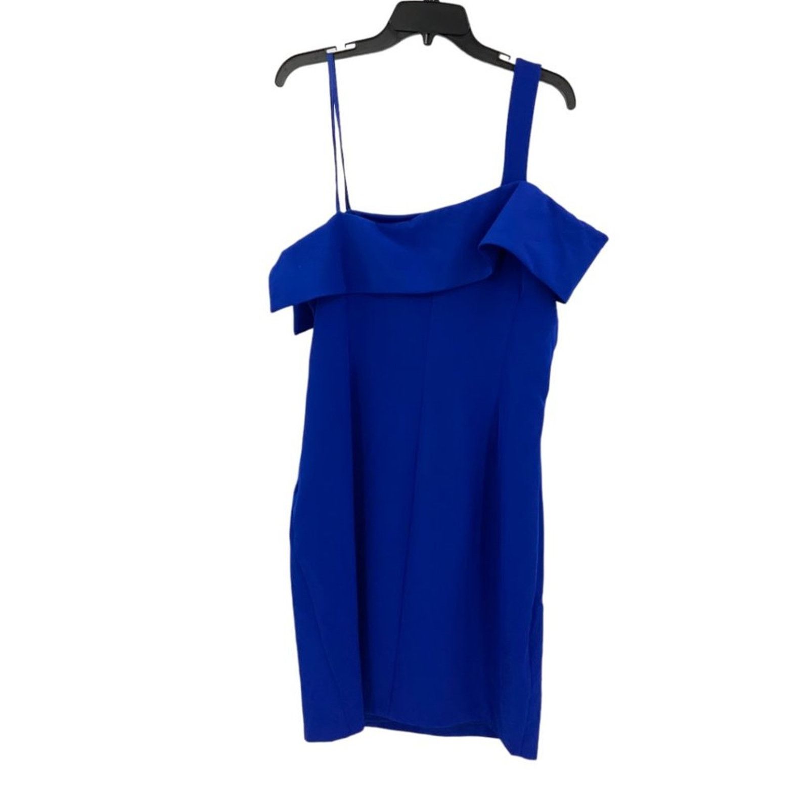 Other Marina Blue One-Shoulder Sheath Dress Size 16 NWOT $159 MSRP Size XXL / US 16-18 / IT 52-54 - 7 Thumbnail