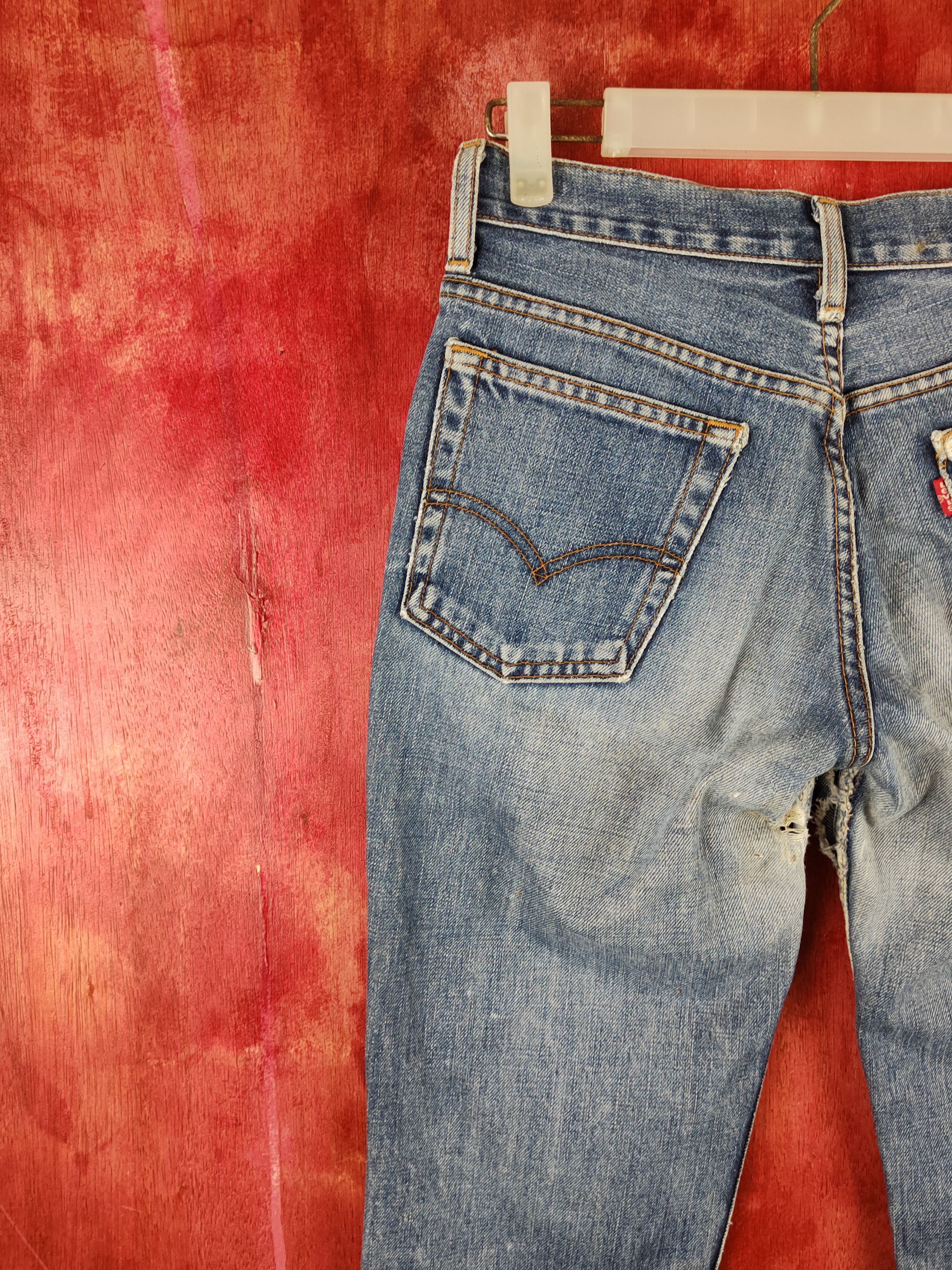 Levi's Levi's Blue Distressed Ripped Jeans #S2122 Size US 26 / EU 42 - 12 Thumbnail