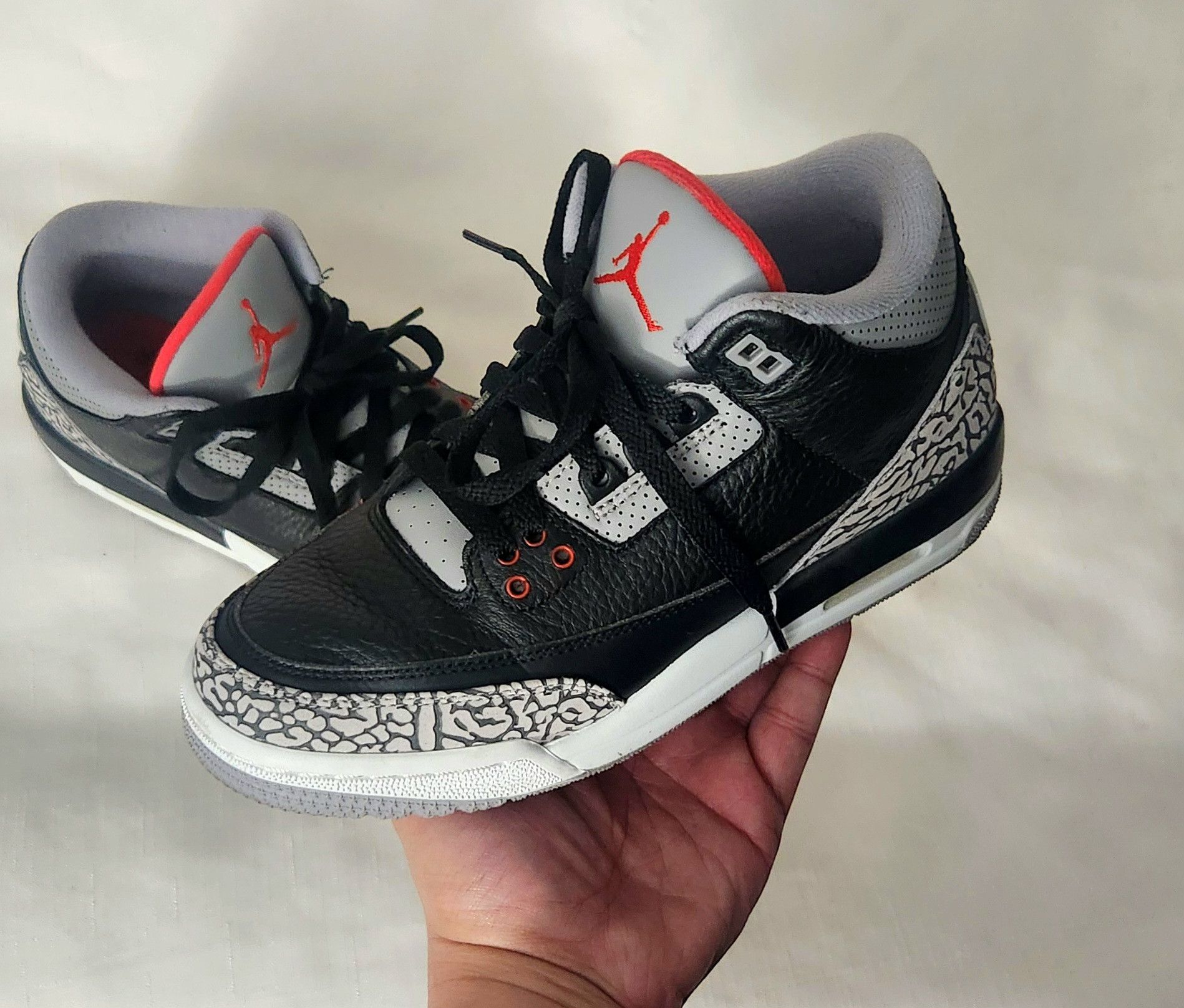 Jordan Brand × Nike Nike Air Jordan Retro 3 OG BC3 854261-001 SZ 6Y Women's 7.5 Size US 7.5 / IT 37.5 - 1 Thumbnail