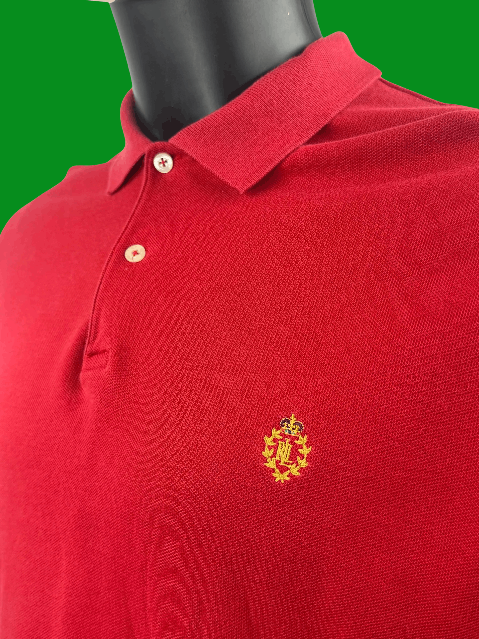 Polo Ralph Lauren VTG Chaps Ralph Lauren Green Tag Crest Logo Polo Shirt Size US M / EU 48-50 / 2 - 3 Thumbnail