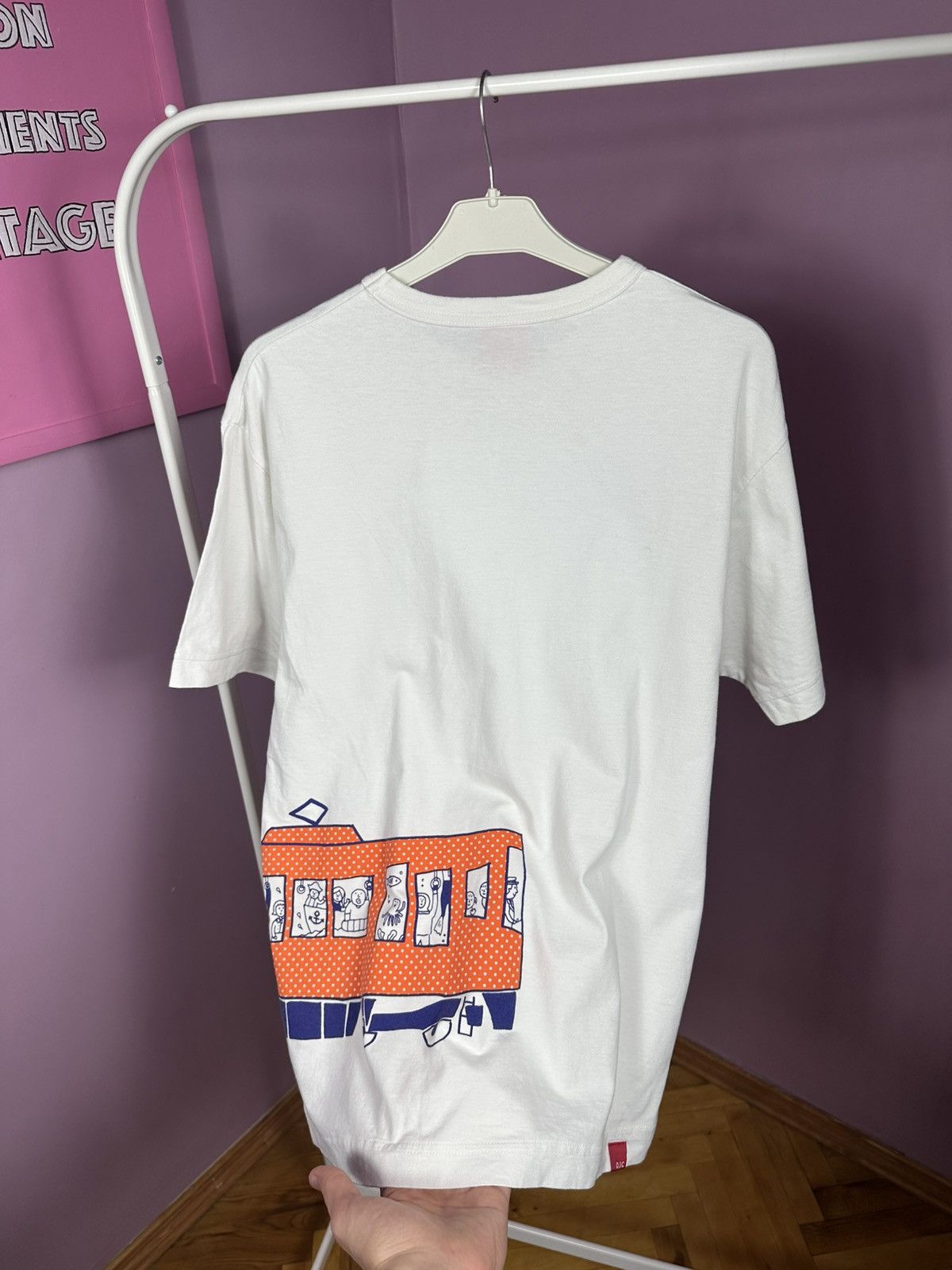 Other Ojico Japan T Shirt Tee White Train Printed Logo Size US M / EU 48-50 / 2 - 17 Thumbnail