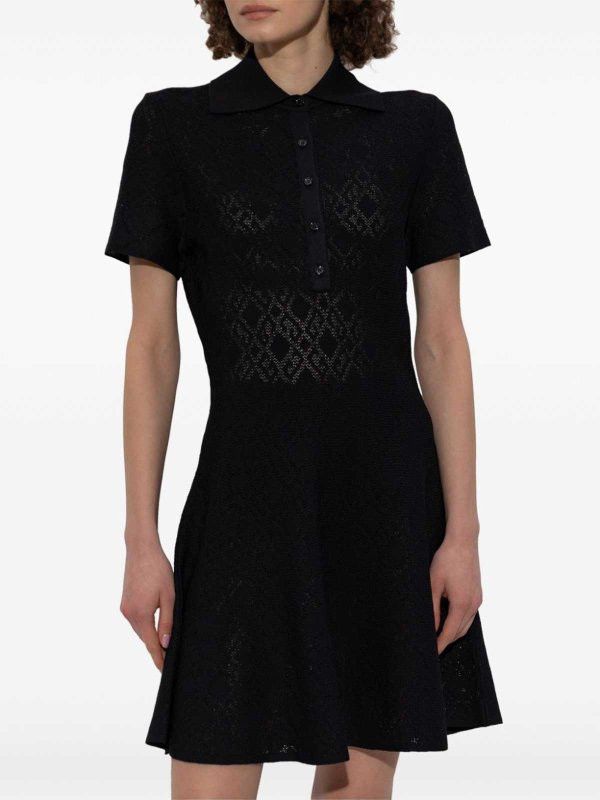 Givenchy o1n1vont0326 Polo Dress in Black Size XS / US 0-2 / IT 36-38 - 2 Thumbnail