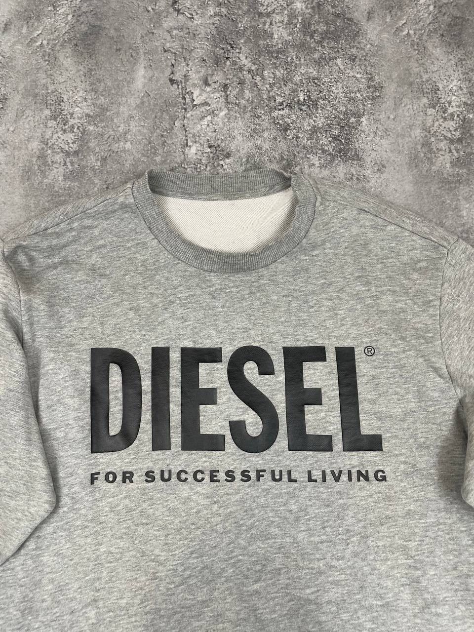 Diesel Diesel Men Cotton Sweatshirt Crewneck Grey Casual Classic Size US L / EU 52-54 / 3 - 2 Thumbnail