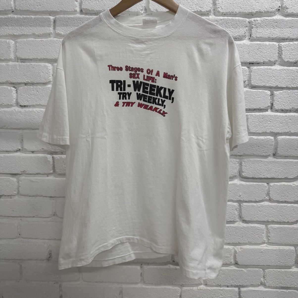 Vintage 80’s Man’s Sex Life Tee Size US L / EU 52-54 / 3 - 2 Thumbnail