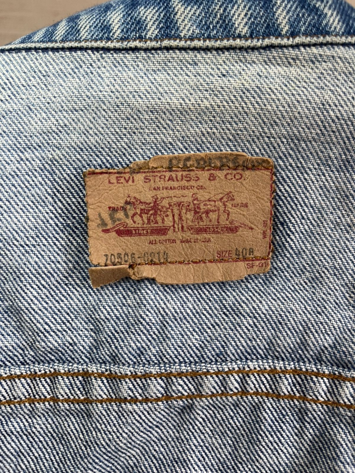 Levi's Vintage Levi's Denim Blue Jean Trucker Jacket Made in USA Size US S / EU 44-46 / 1 - 3 Thumbnail