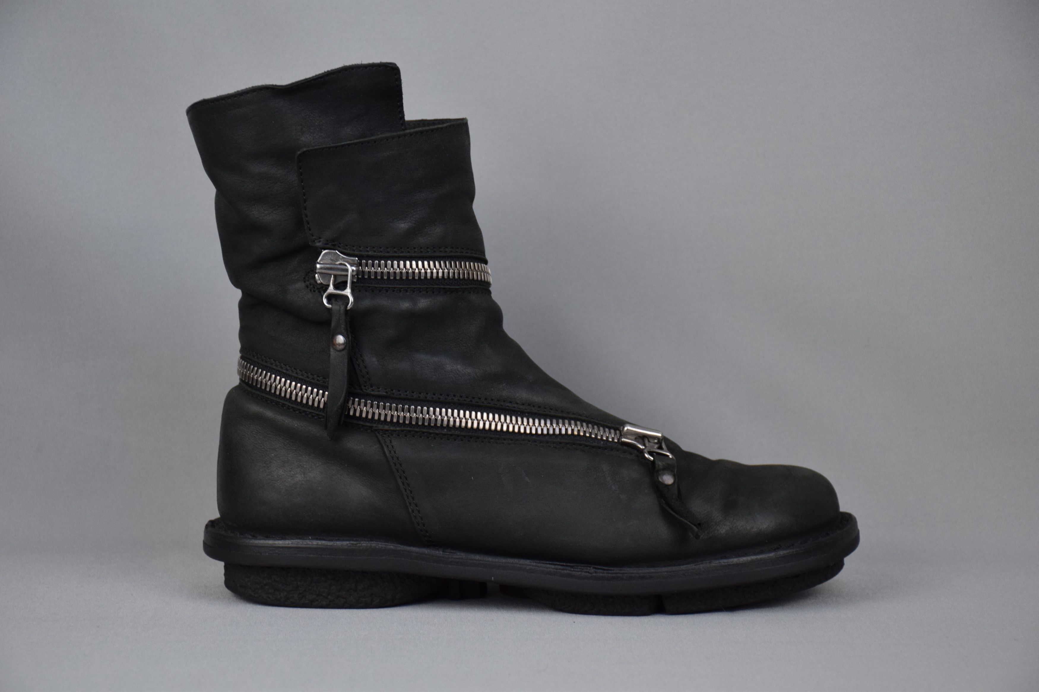 Designer × Trippen Trippen Helix f Women's Black Zip Boots US 8 UK 6 EU 39 Size US 8 / IT 38 - 1 Thumbnail