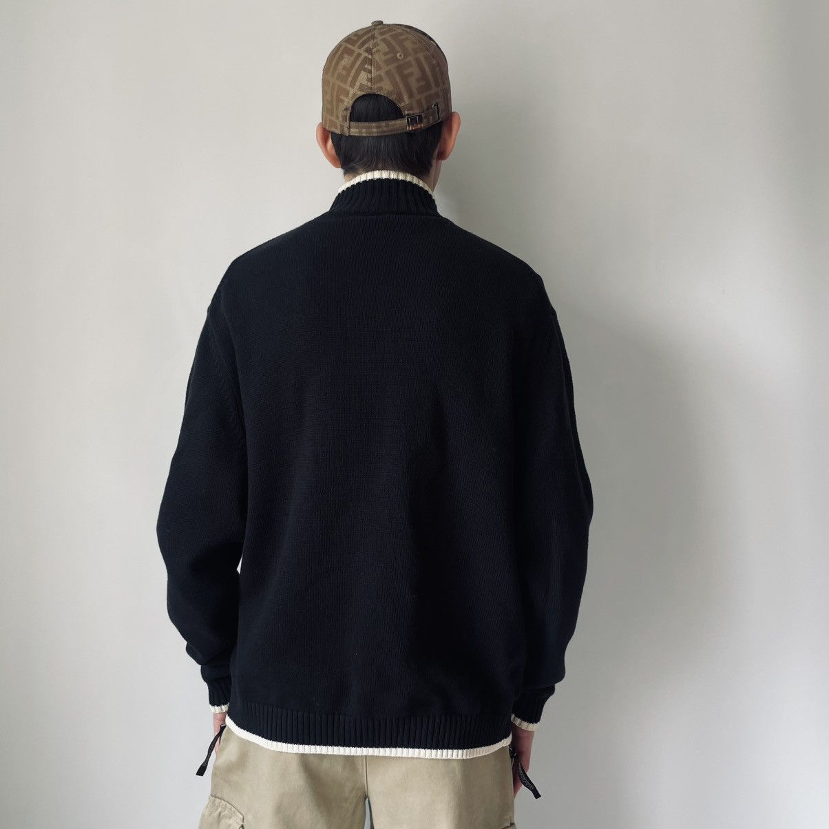 Yves Saint Laurent Yves Saint Laurent YSL Full Zip Sweater Mens Size L Size US L / EU 52-54 / 3 - 4 Thumbnail