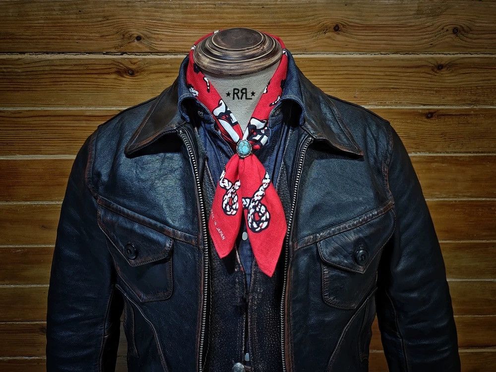 RRL Ralph Lauren RRL Bandana COTTON Scarf handkerchief Size ONE SIZE - 22 Thumbnail