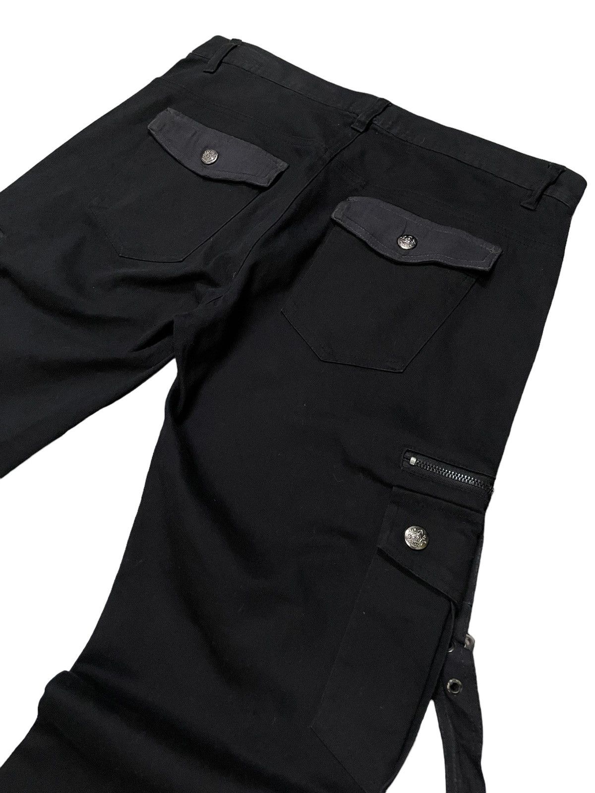 In The Attic × Japanese Brand In The Attic Growth Japan Cargo Bondage Goth Pants Size US 32 / EU 48 - 14 Thumbnail