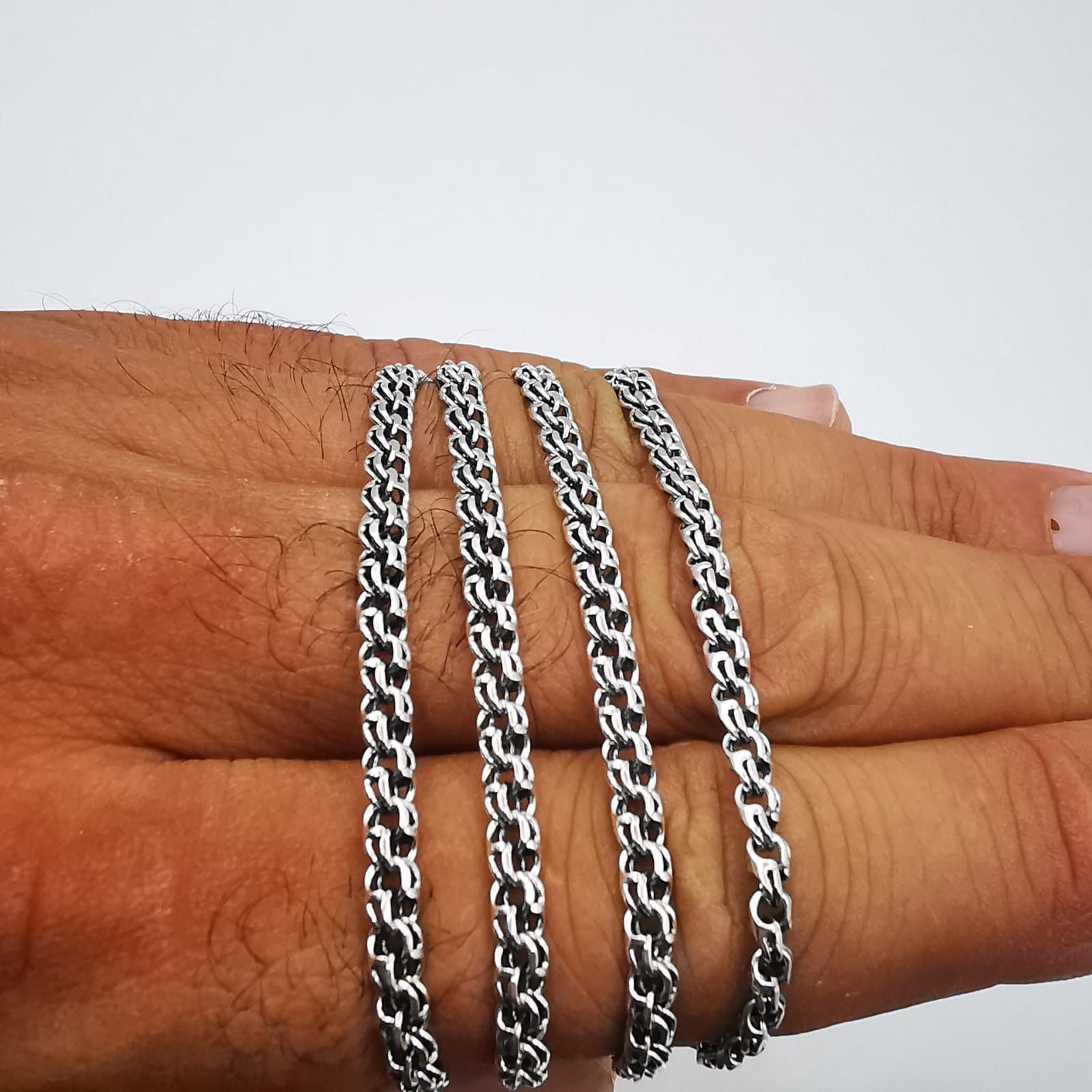 Vintage Vintage Jewelry Chain, 925 Sterling Silver, Signed 16,07g Size ONE SIZE - 6 Thumbnail