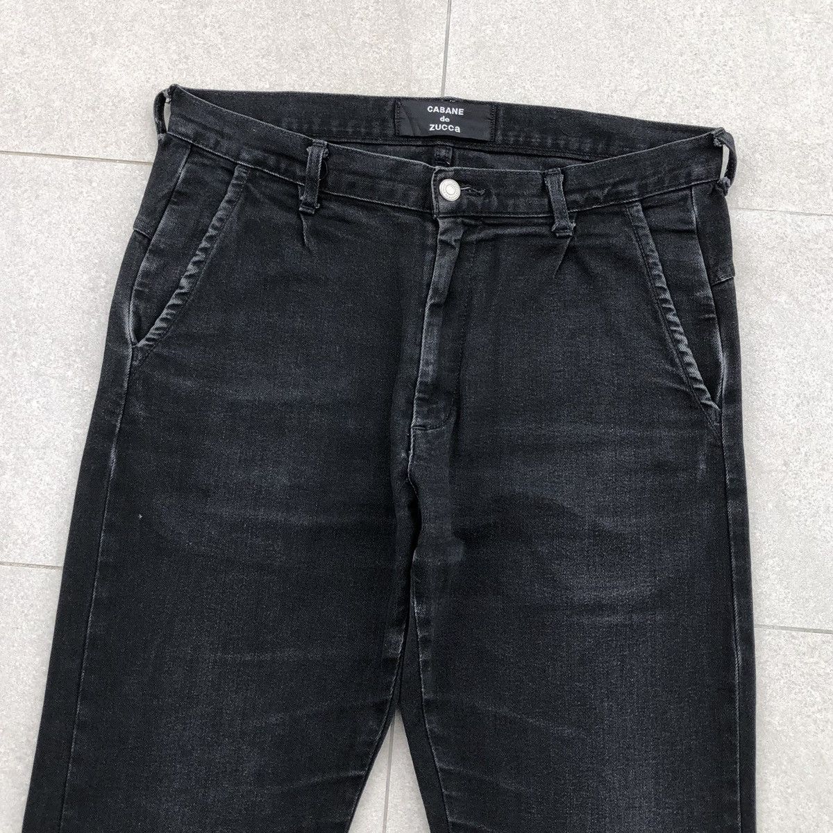 CABANE de ZUCCa Cabane de Zucca Issey Miyake Stretchable Slim Jeans Size US 30 / EU 46 - 2 Thumbnail