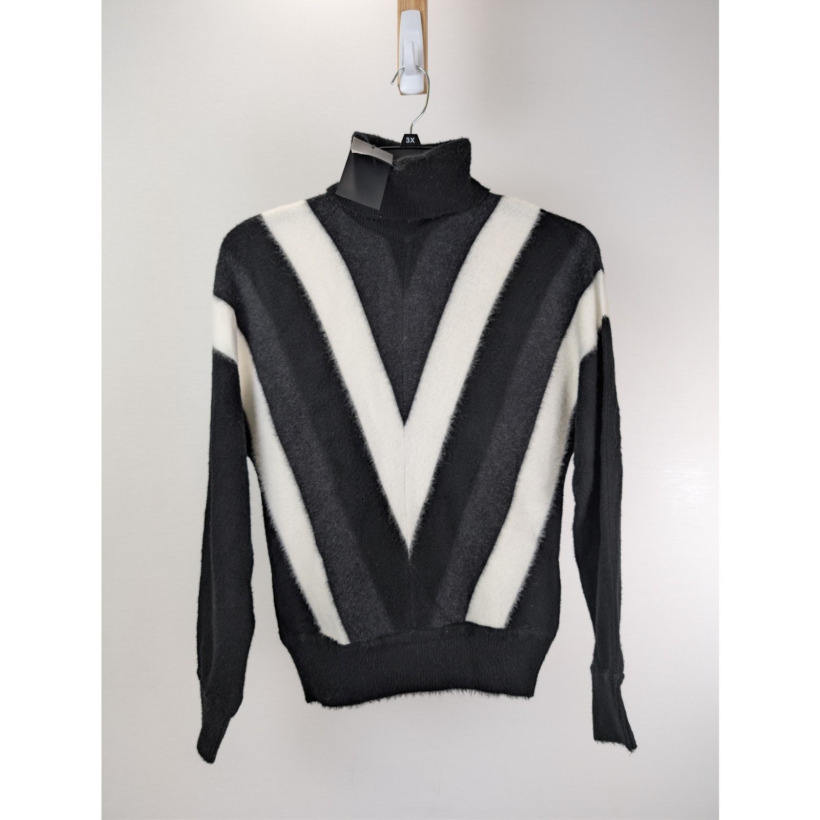 Saint Laurent Paris o1rshd1 graphic-print wool jumper sweater Sweatshirt Size US M / EU 48-50 / 2 - 8 Thumbnail