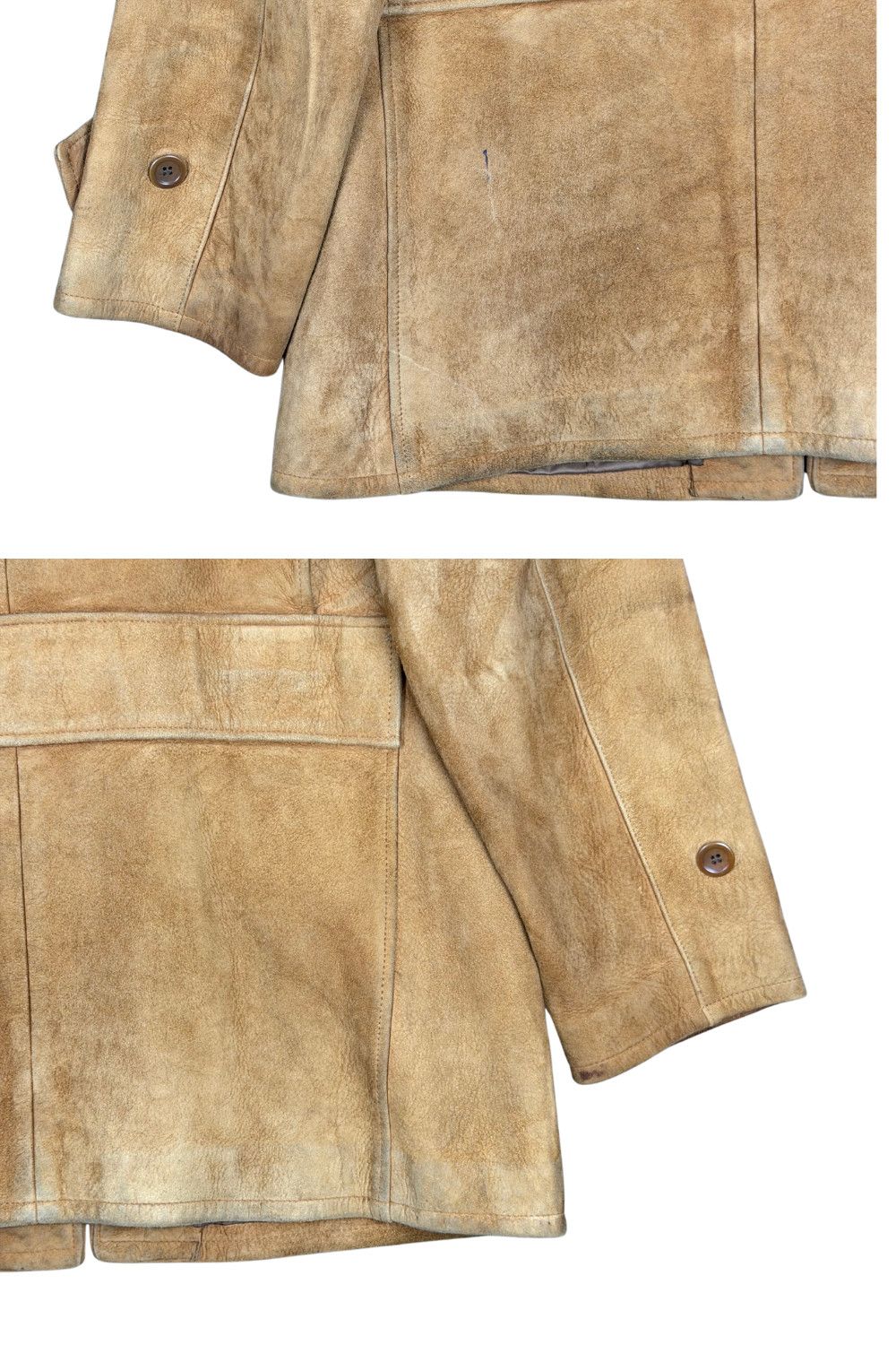 RRL Ralph Lauren fw99 RRL Double RL 3 Star Suede Ranch Jacket Tan Western Size US M / EU 48-50 / 2 - 11 Thumbnail